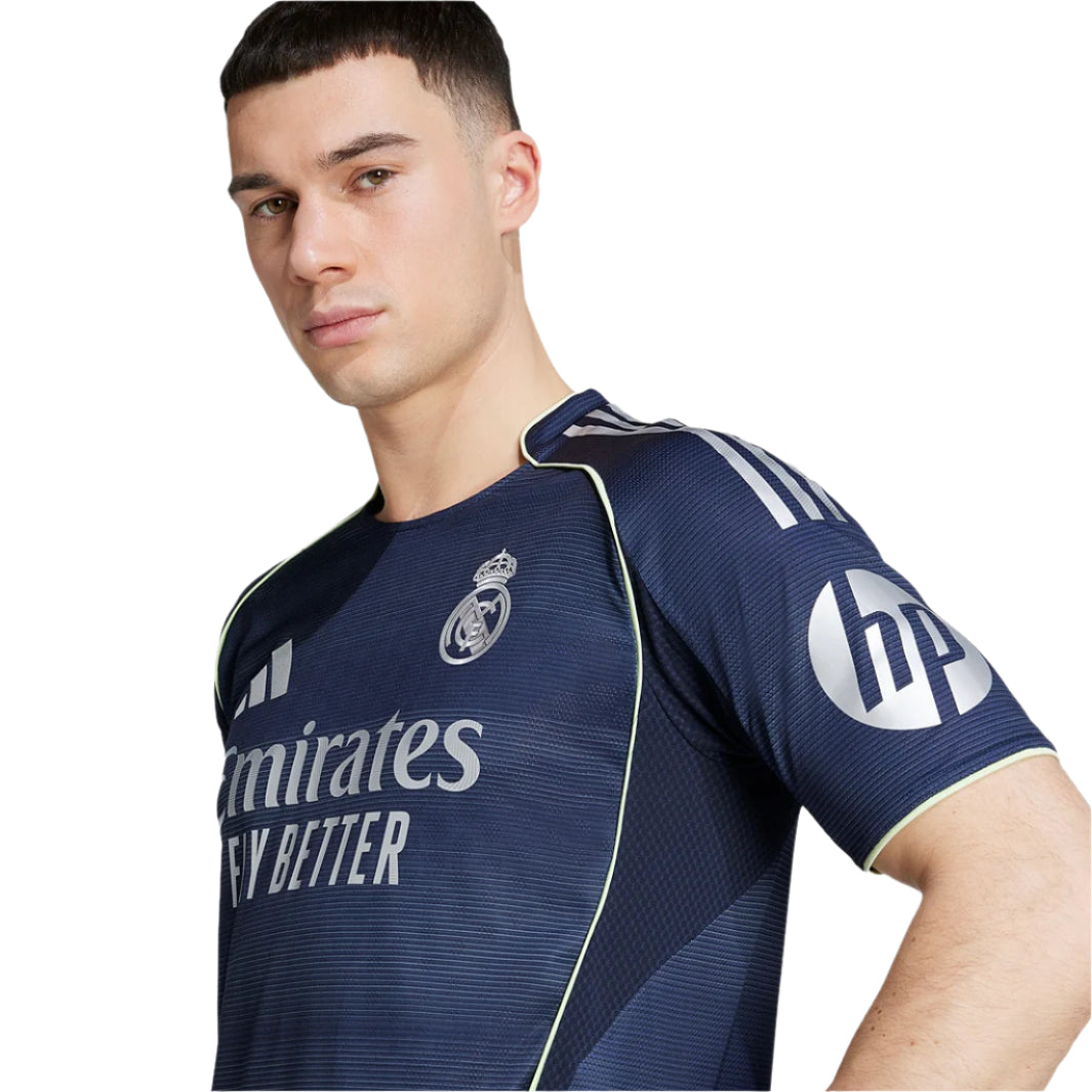 adidas É. Militão Real Madrid 25/26 Away Jersey w/ Champions League Patches (Legend Ink)