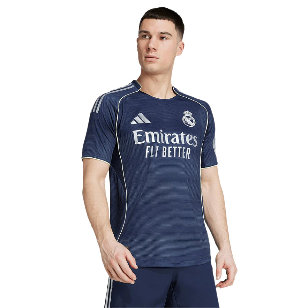 adidas Valverde Real Madrid 25/26 Away Jersey w/ Champions League Patches (Legend Ink)