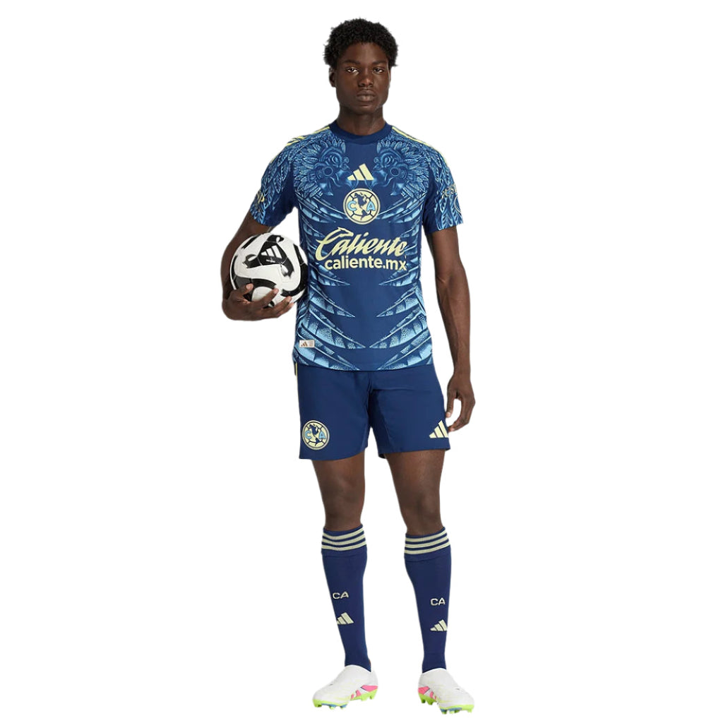 adidas C. Borja Men's Club América 25/26 Authentic Away Jersey (Blue)
