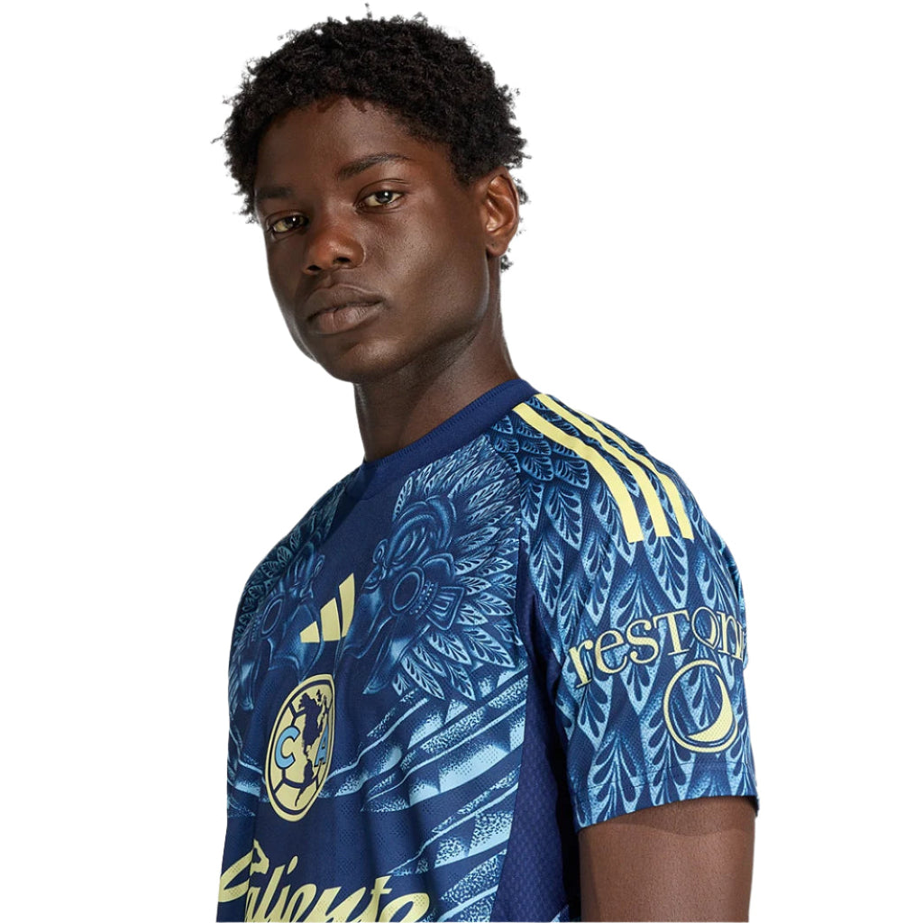 adidas R. Orquin Men's Club América 25/26 Authentic Away Jersey (Blue)