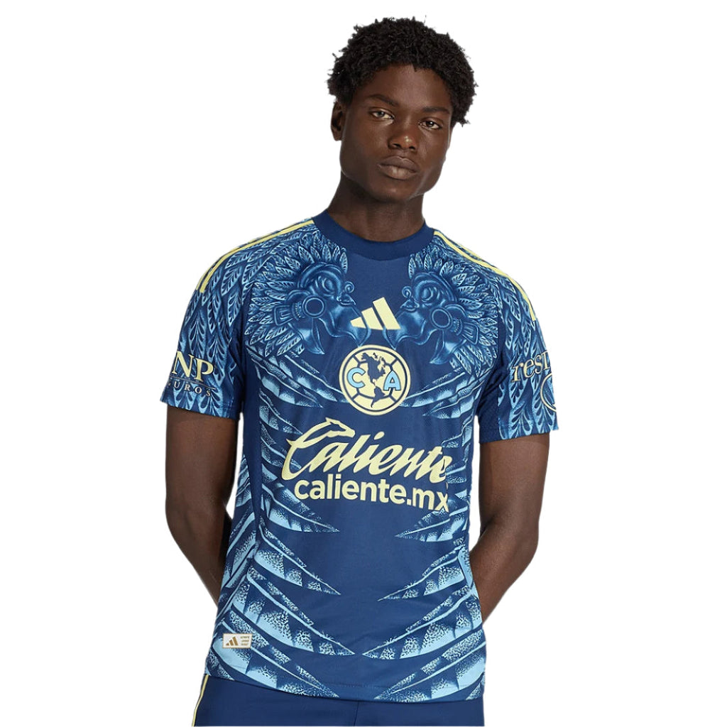 adidas R. Orquin Men's Club América 25/26 Authentic Away Jersey (Blue)