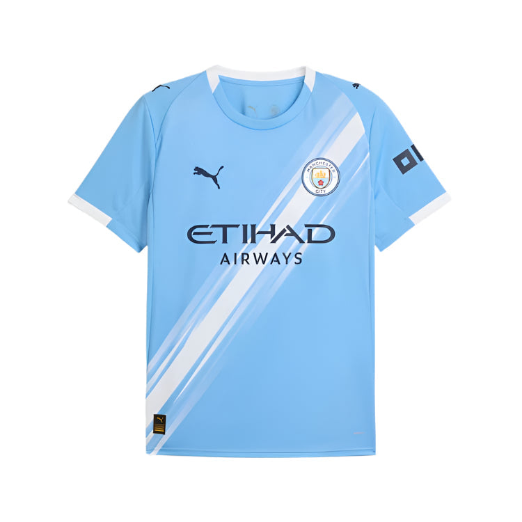 Puma Mateo Kovacic Manchester City Home Jersey 25/26 w/ EPL + Sponsor Patch (Team Light Blue/Puma White)