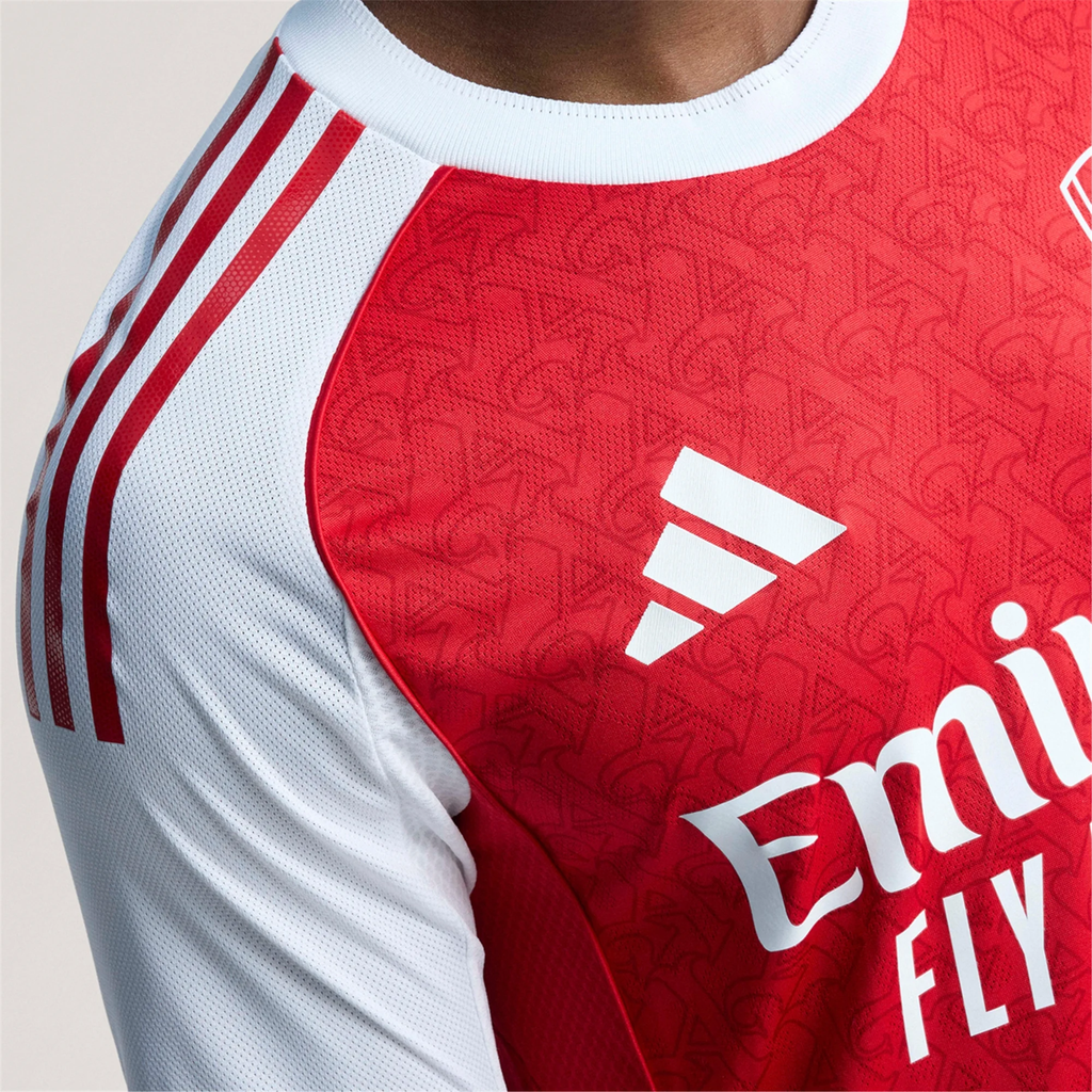 adidas Arsenal FC Authentic Home Jersey 25/26 (Better Scarlet/White)
