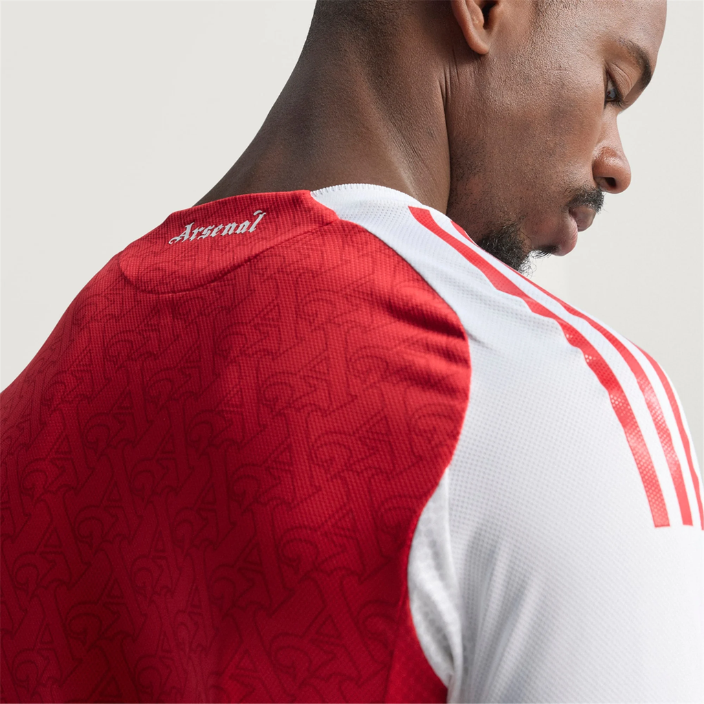 adidas Fabio Vieira Arsenal FC Authentic Home Jersey 25/26 w/ EPL Patch (Better Scarlet/White