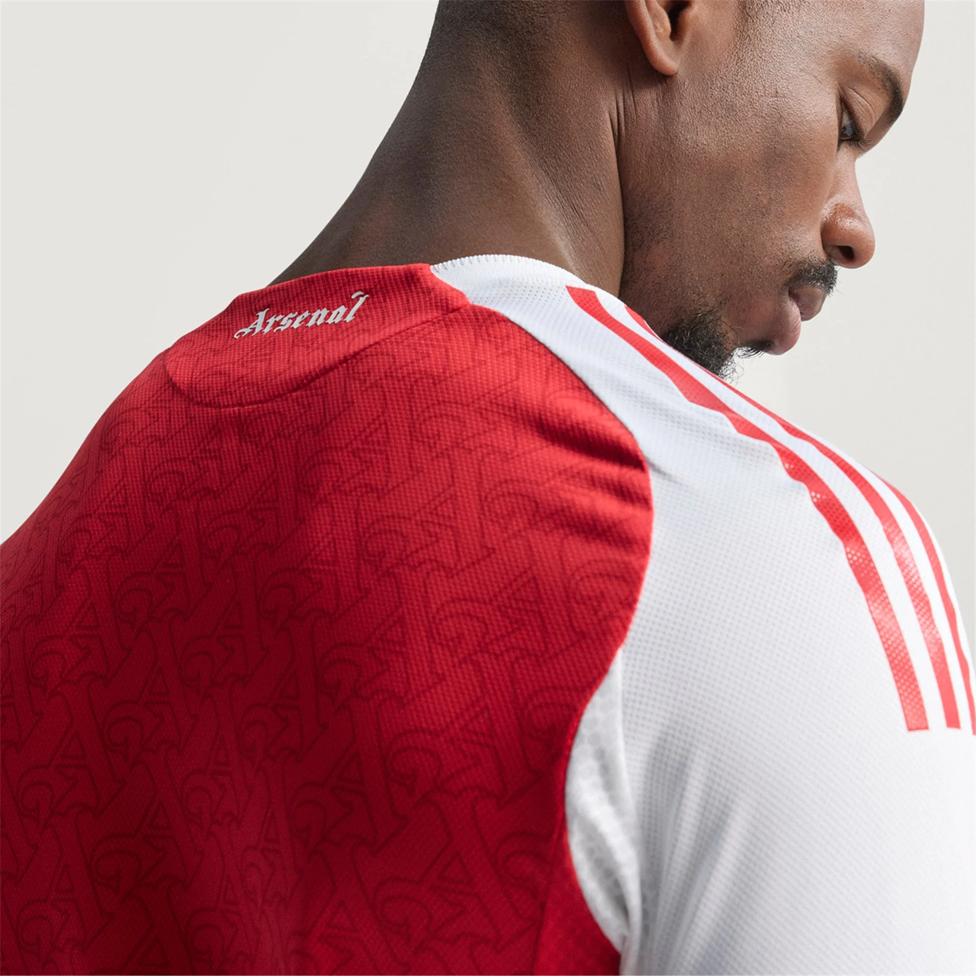adidas Reiss Nelson Arsenal FC Authentic Home Jersey 25/26 w/ EPL Patch (Better Scarlet/White