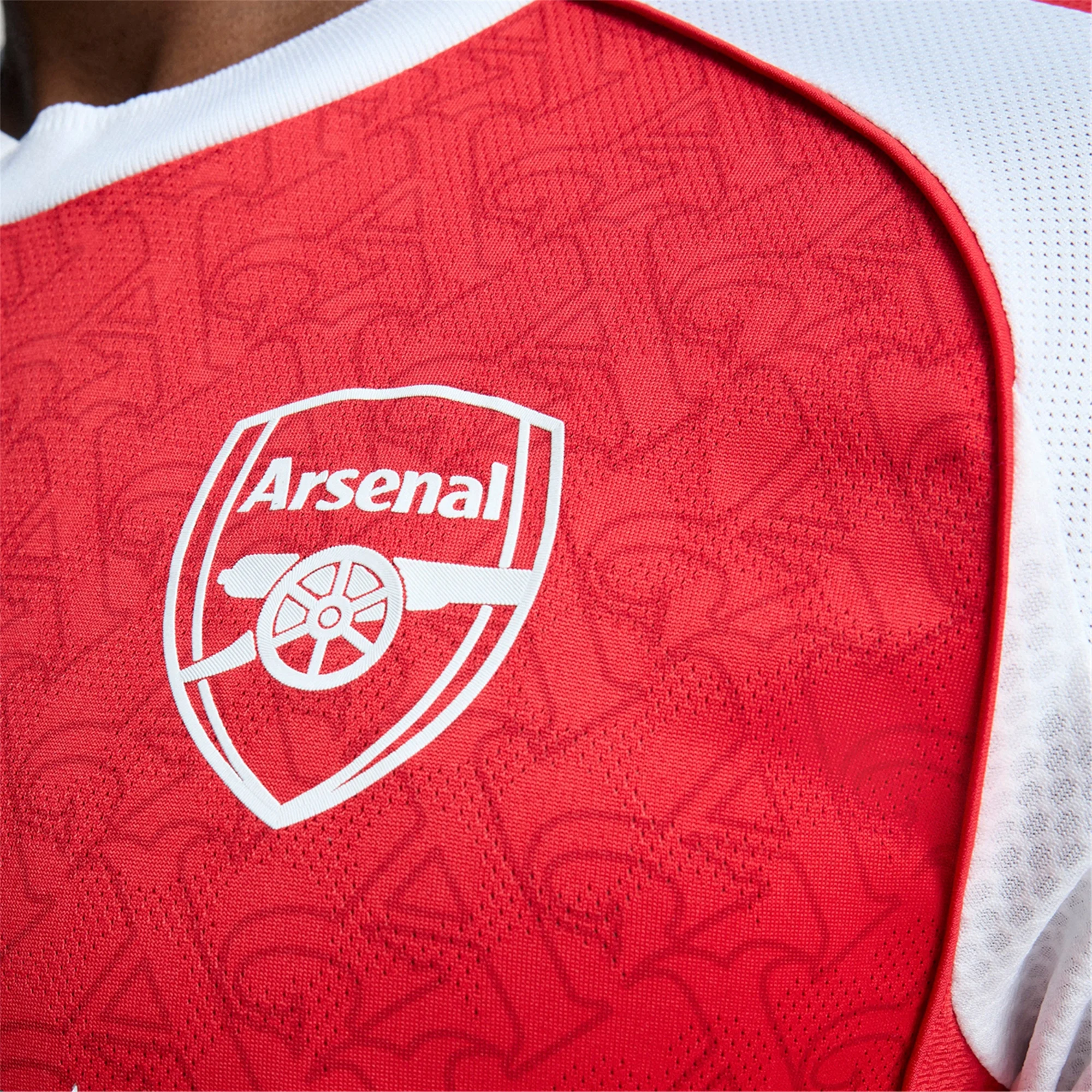 adidas Jorginho Arsenal FC Authentic Home Jersey 25/26 w/ EPL Patch (Better Scarlet/White