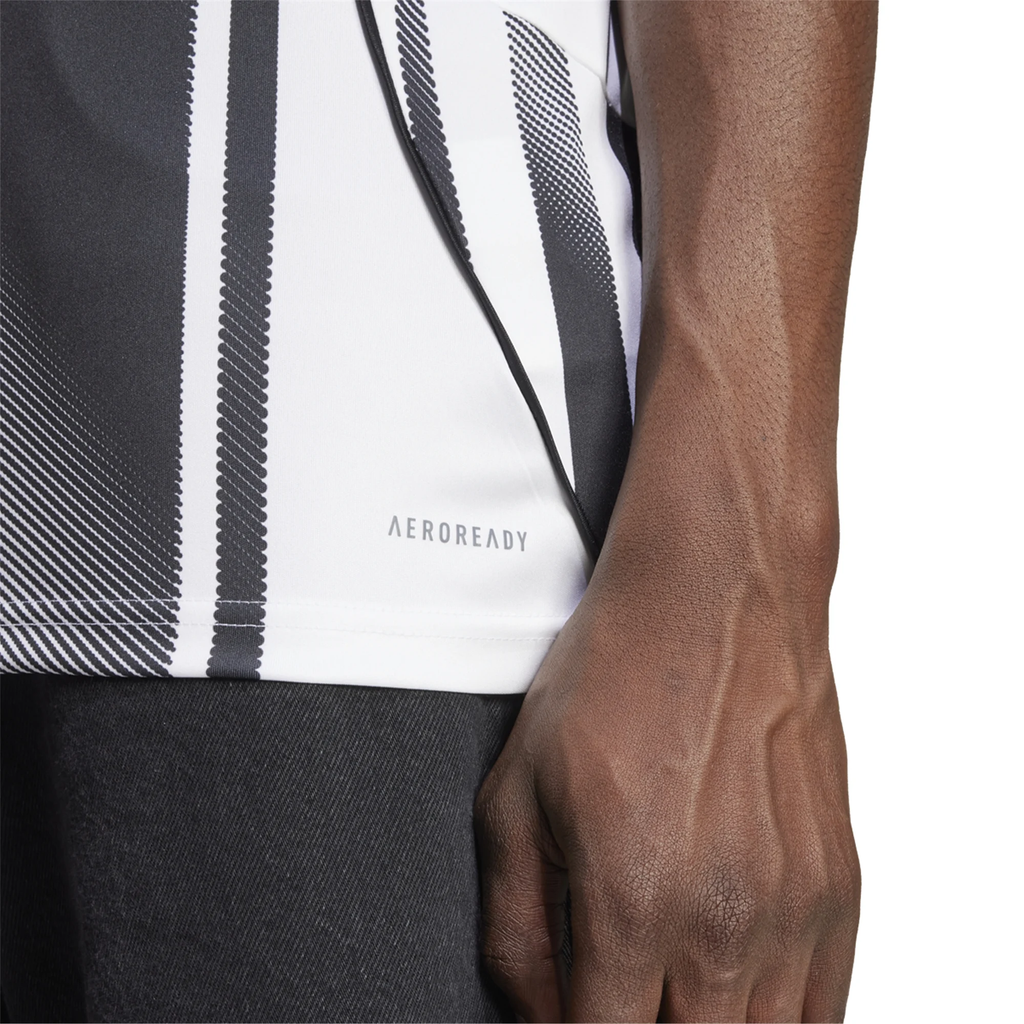 adidas Juventus Openda Home Jersey w/ Champions League Patches 25/26 (White/Black/Pink)