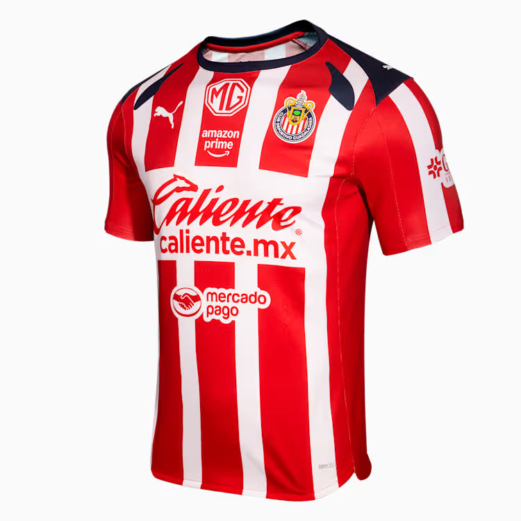 Puma Jose Castillo Men's Chivas De Guadalajara Home Jersey 25/26 (Puma Red/White)