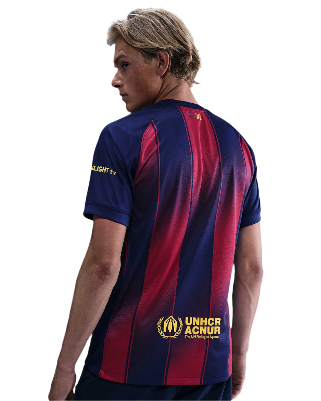 Nike Fermin FC Barcelona Home Jersey 25/26 w/ Champions League Patches (Deep Royal Blue/Midwest Gold)