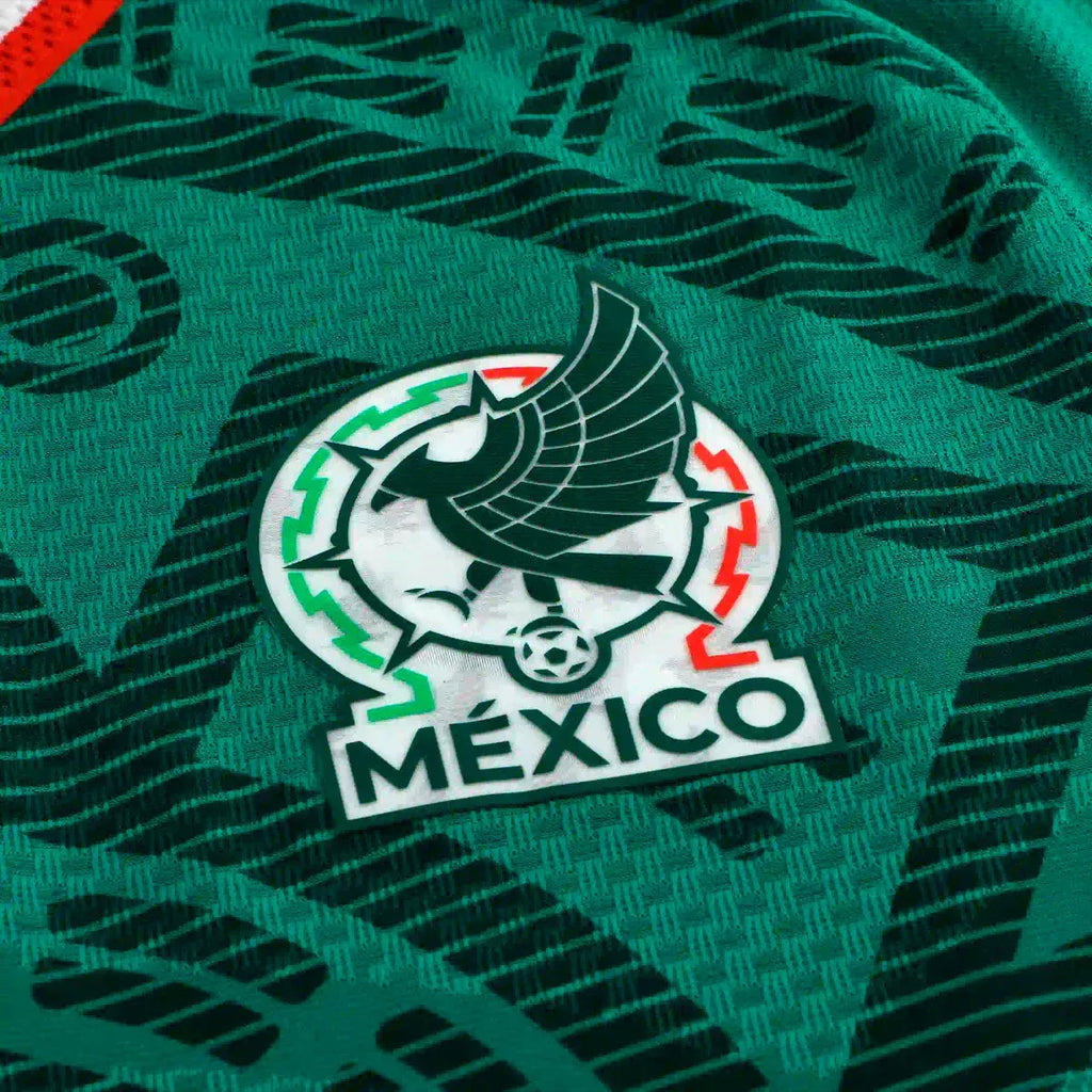 adidas Men's G. Arteaga Mexico Long-Sleeve Authentic Home Jersey 2026 (Bold Green)