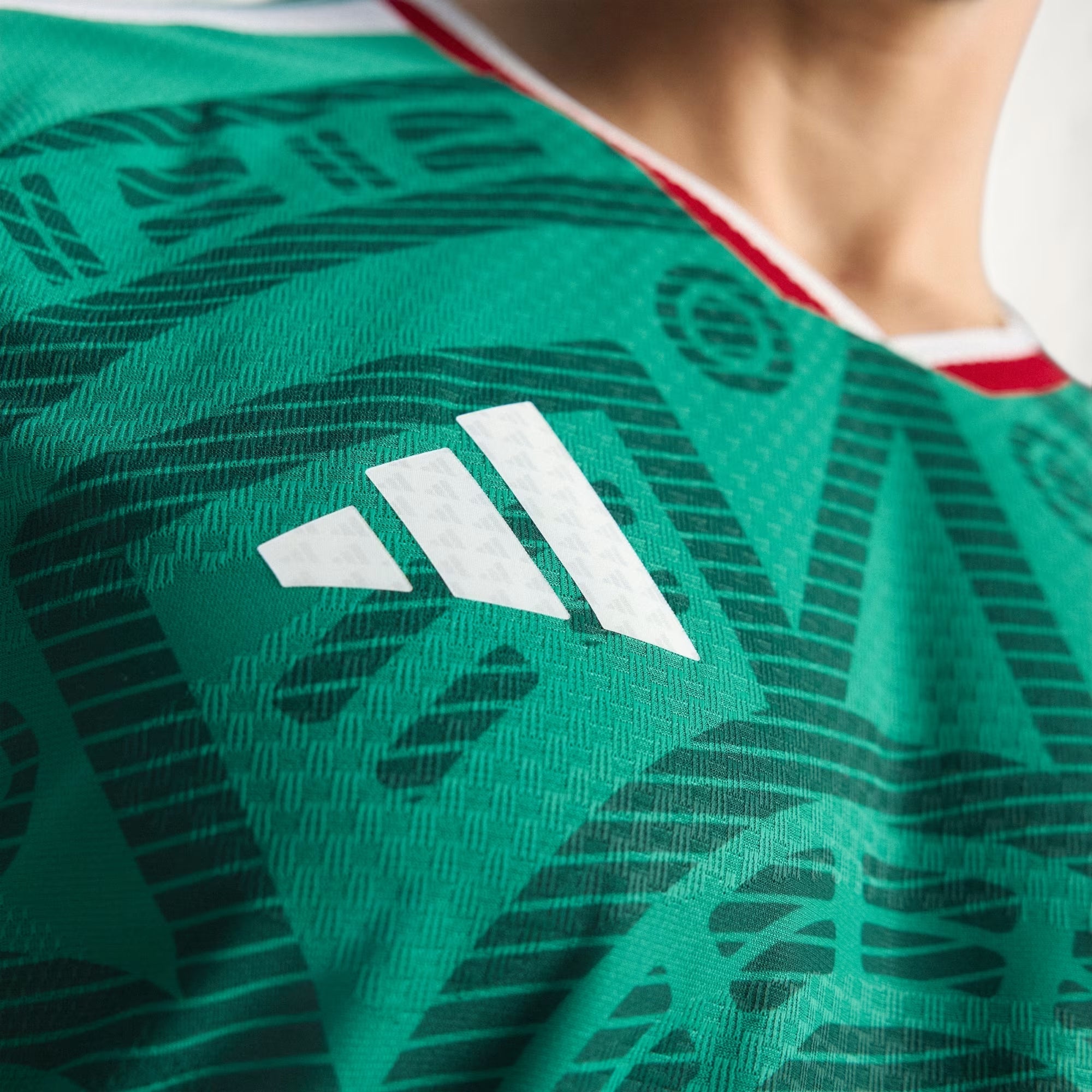 adidas Men's H. Herrera Mexico Authentic Home 2026 World Cup Jersey (Bold Green)