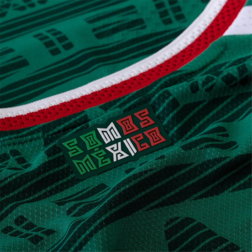 adidas Men's C. Huerta Mexico Authentic Home 2026 World Cup Jersey (Bold Green)