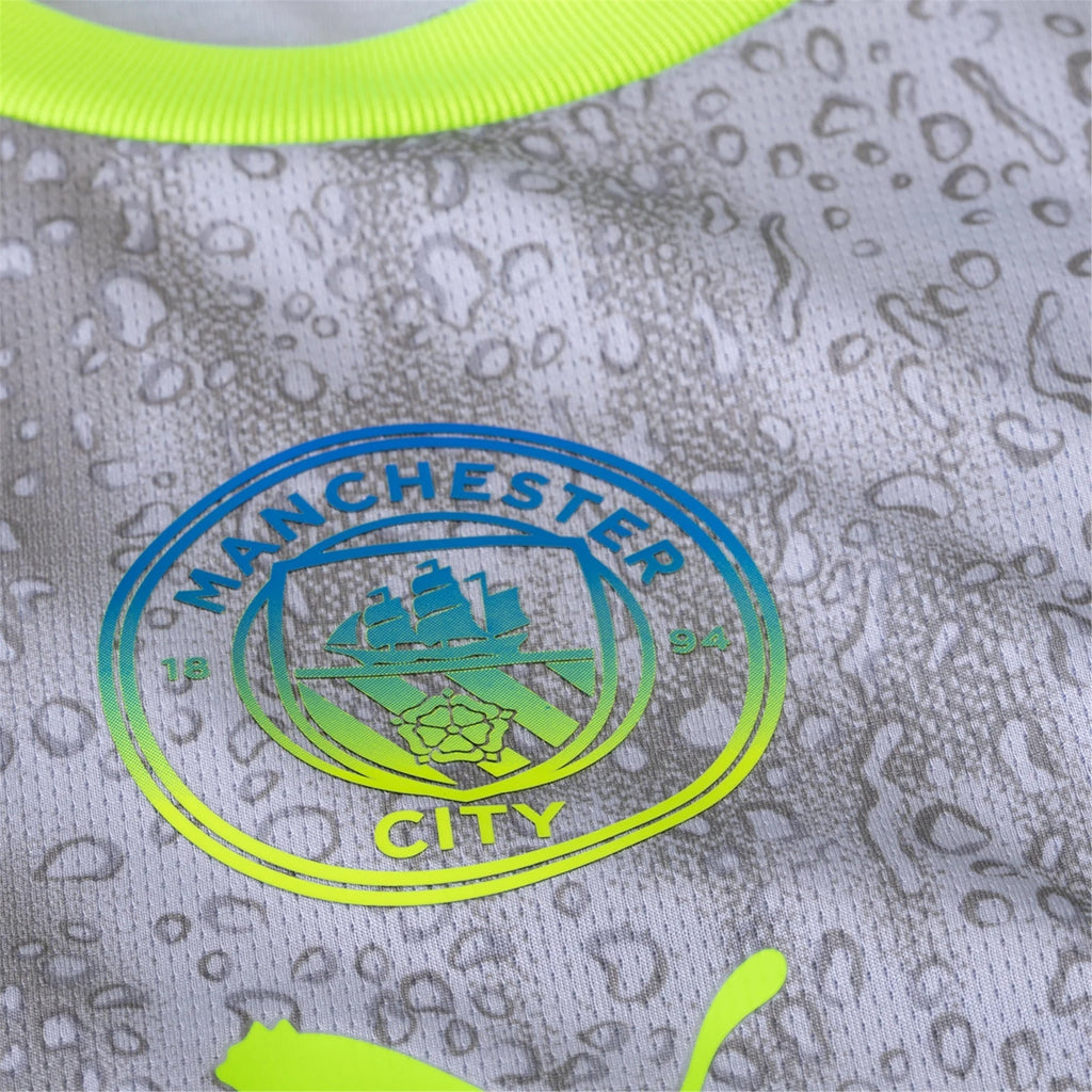 Puma Men's Manchester City Third Jersey 25/26 (Cool Weather/Pro Green)