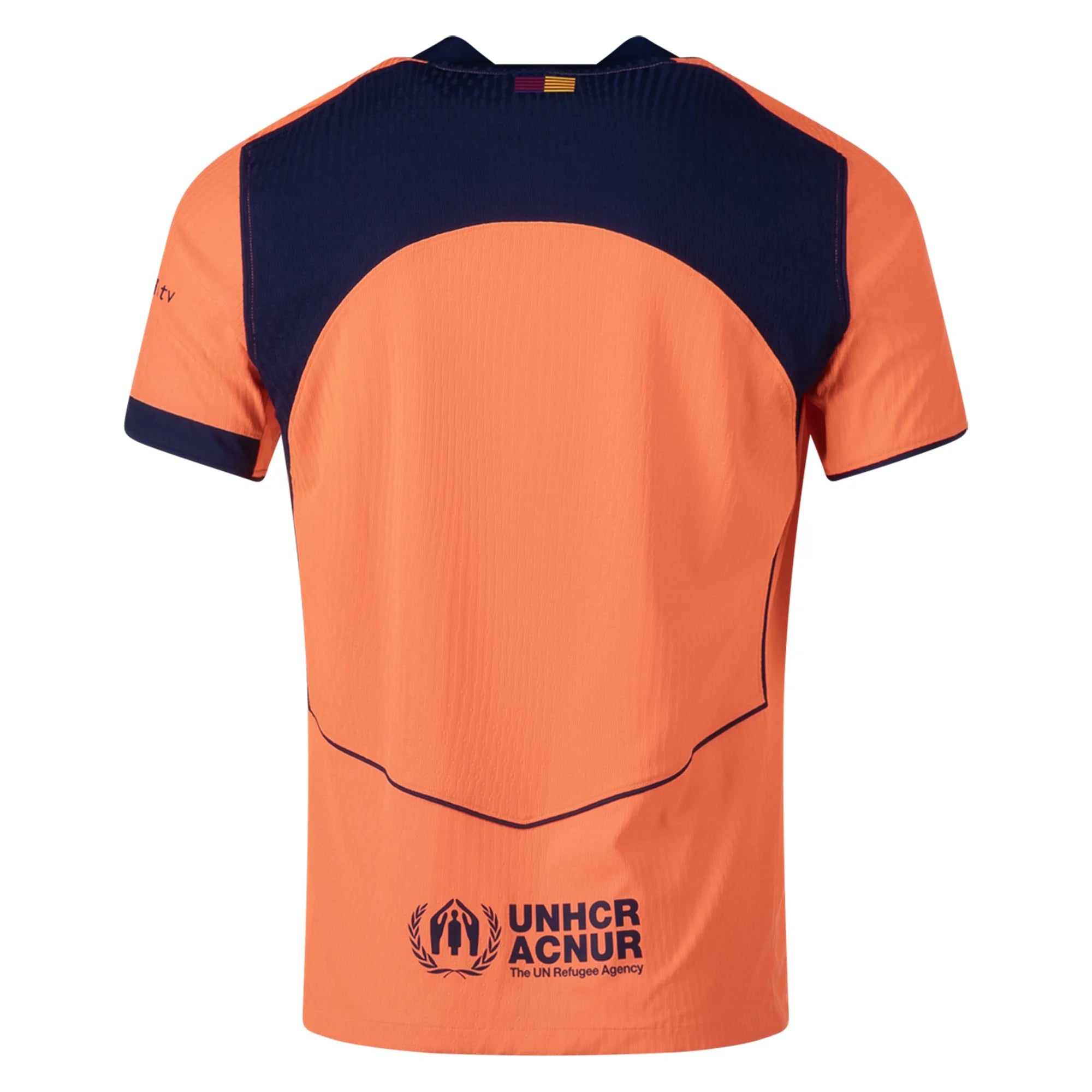 Nike FC Barcelona Authentic Third T90 Jersey 25/26 (Bright Mango/Midnight Navy)