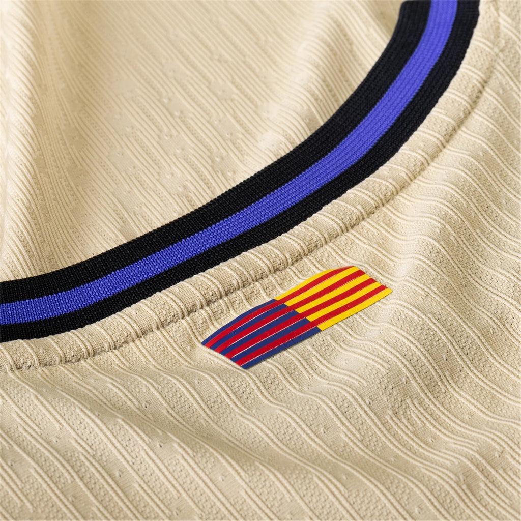 Nike Marcus Rashford Men's FC Barcelona Authentic Away Jersey w/ Champions League Patches (Team Gold/Persian Violet/Black)