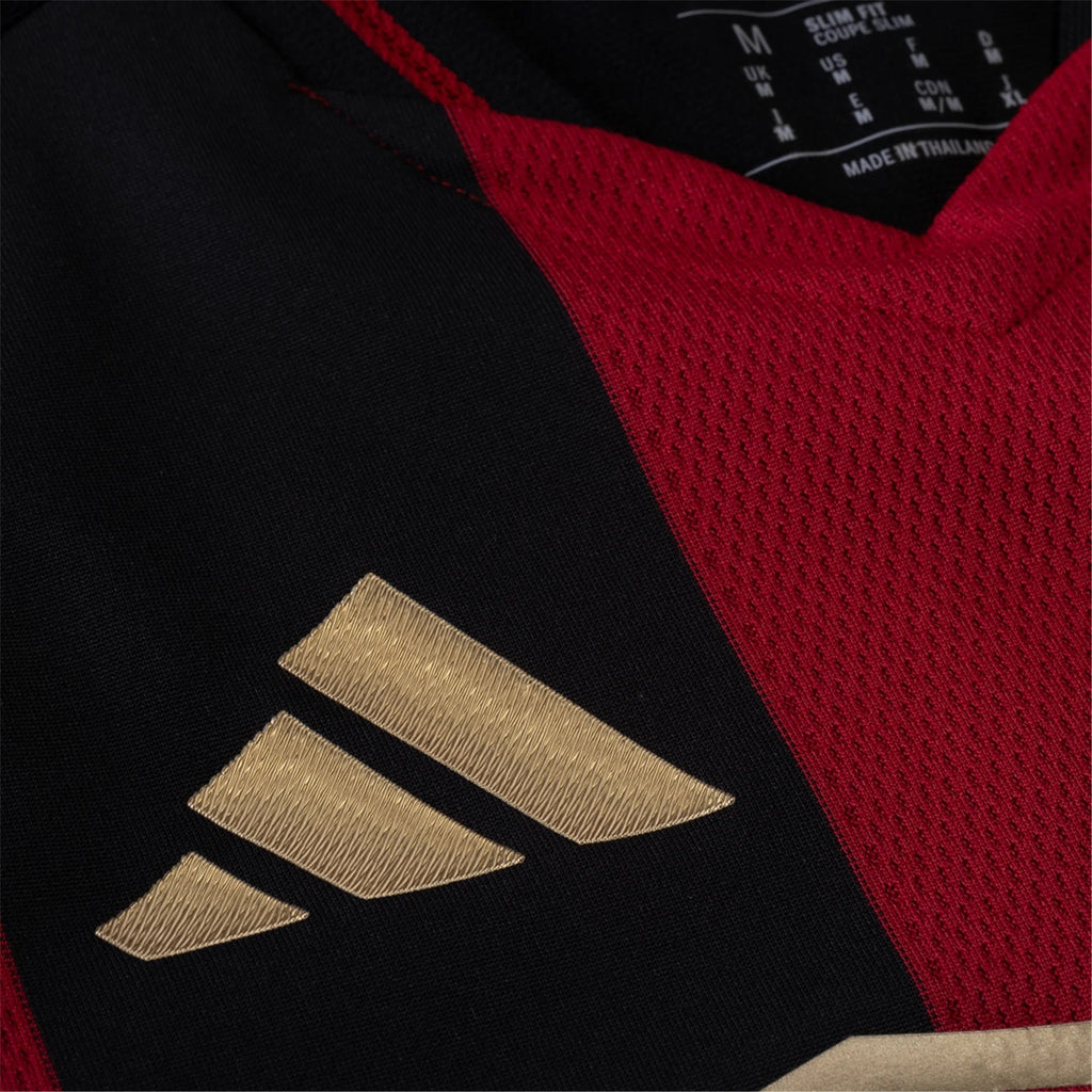 adidas Edwin Mosquera Atlanta United Authentic Home Jersey w/ MLS Patches 25/26 (Red/Black)