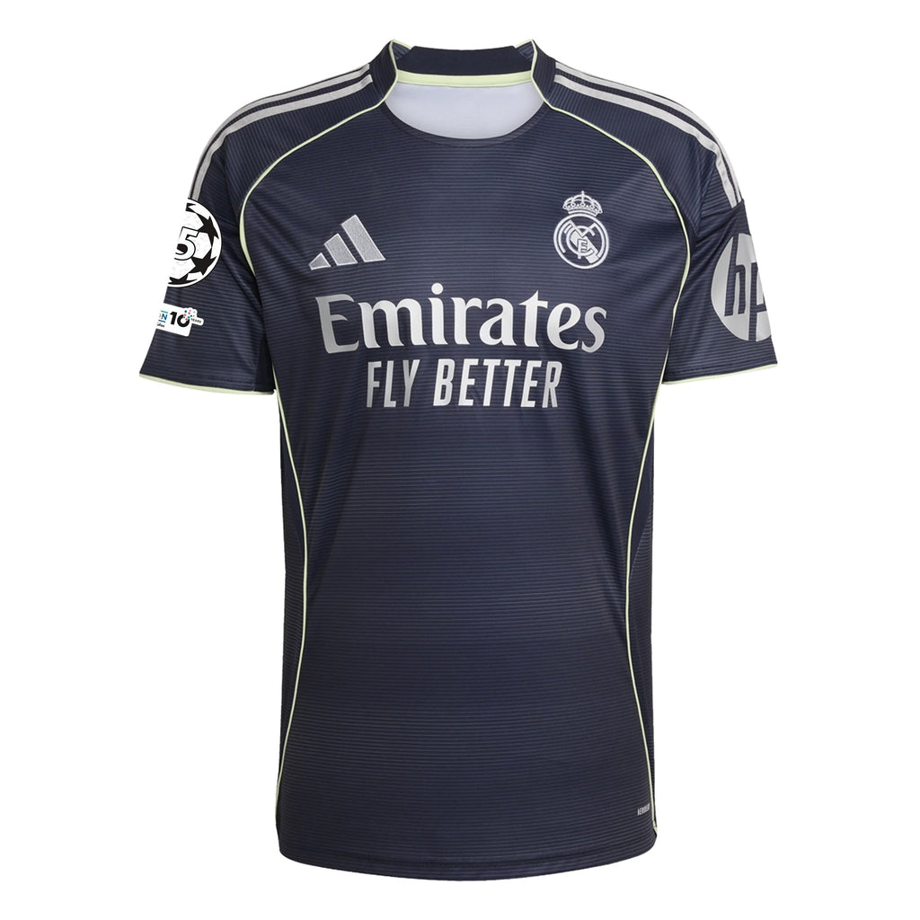 adidas D. Ceballos Real Madrid 25/26 Away Jersey w/ Champions League Patches (Legend Ink)