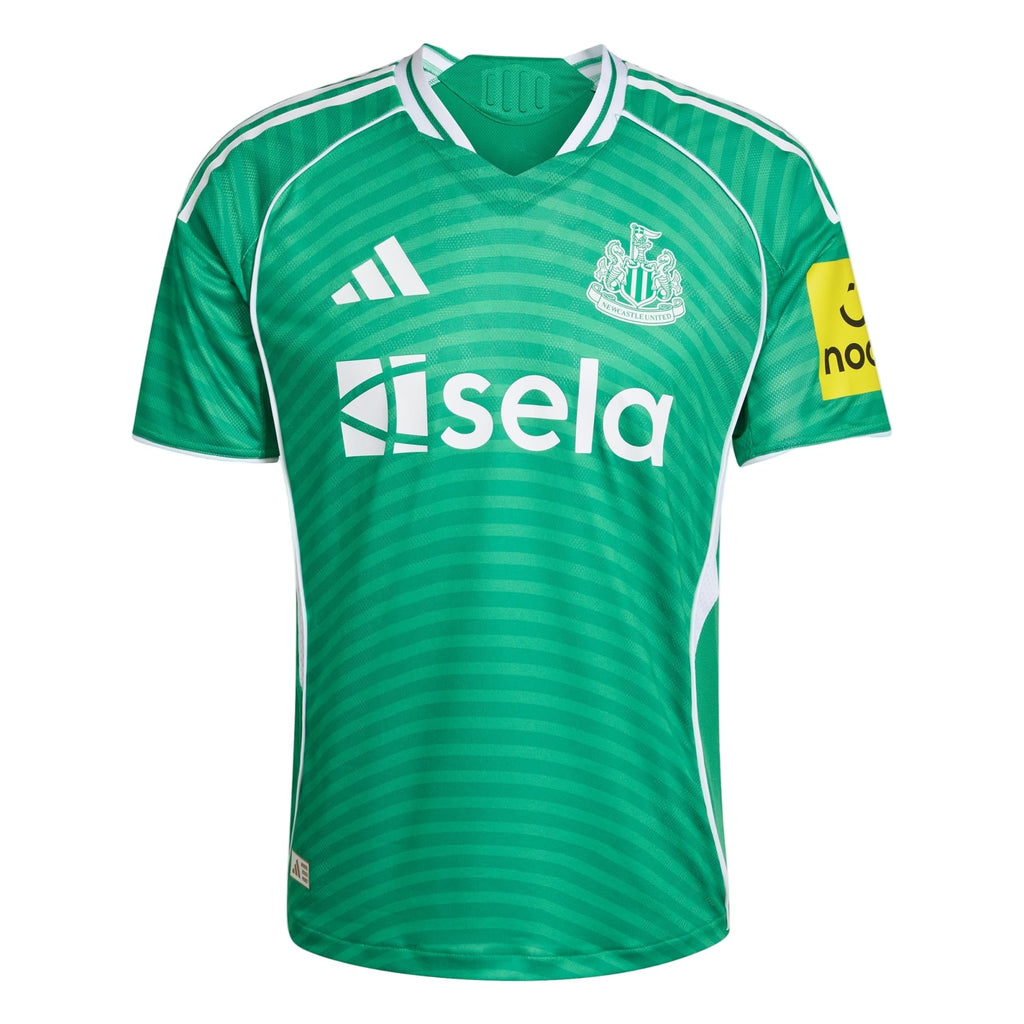 adidas Men's Newcastle United 25/26 Authentic Away Jersey (Green/White)