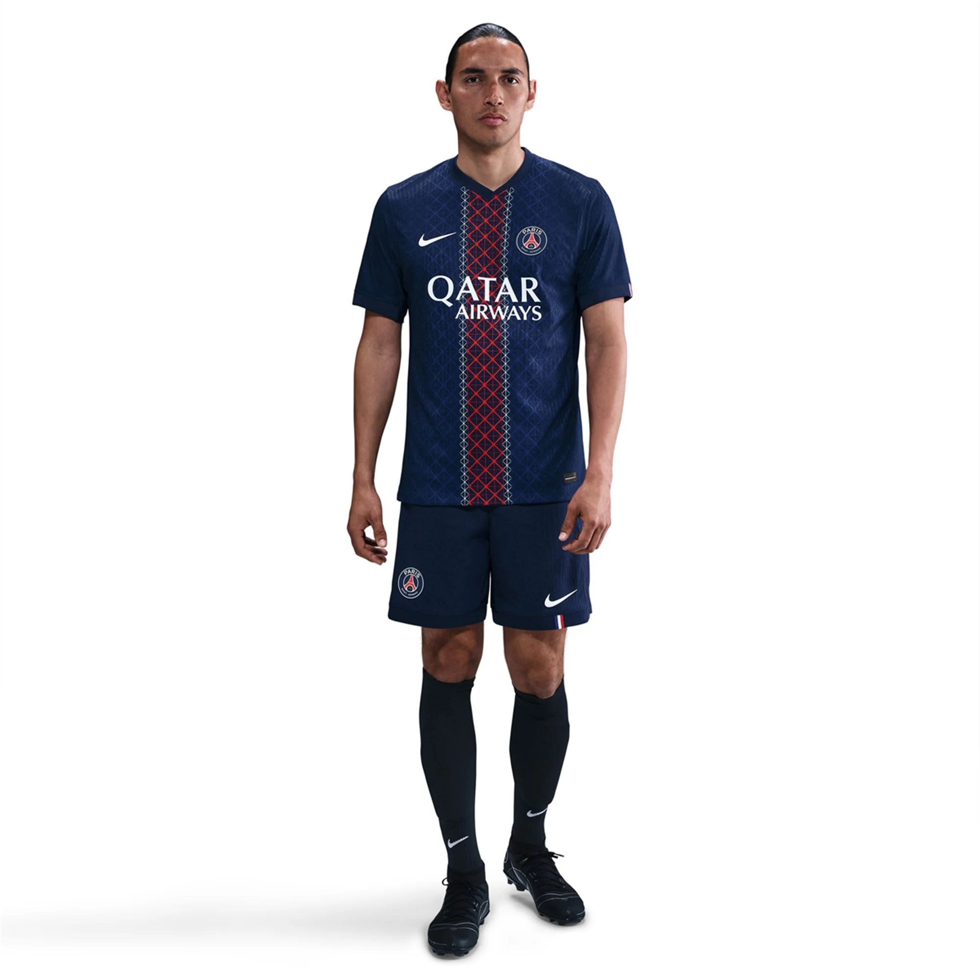 Nike Men's Hakimi Paris Saint-Germain Authentic Home Jersey 25/26 w/ Champions League Patches (Navy)