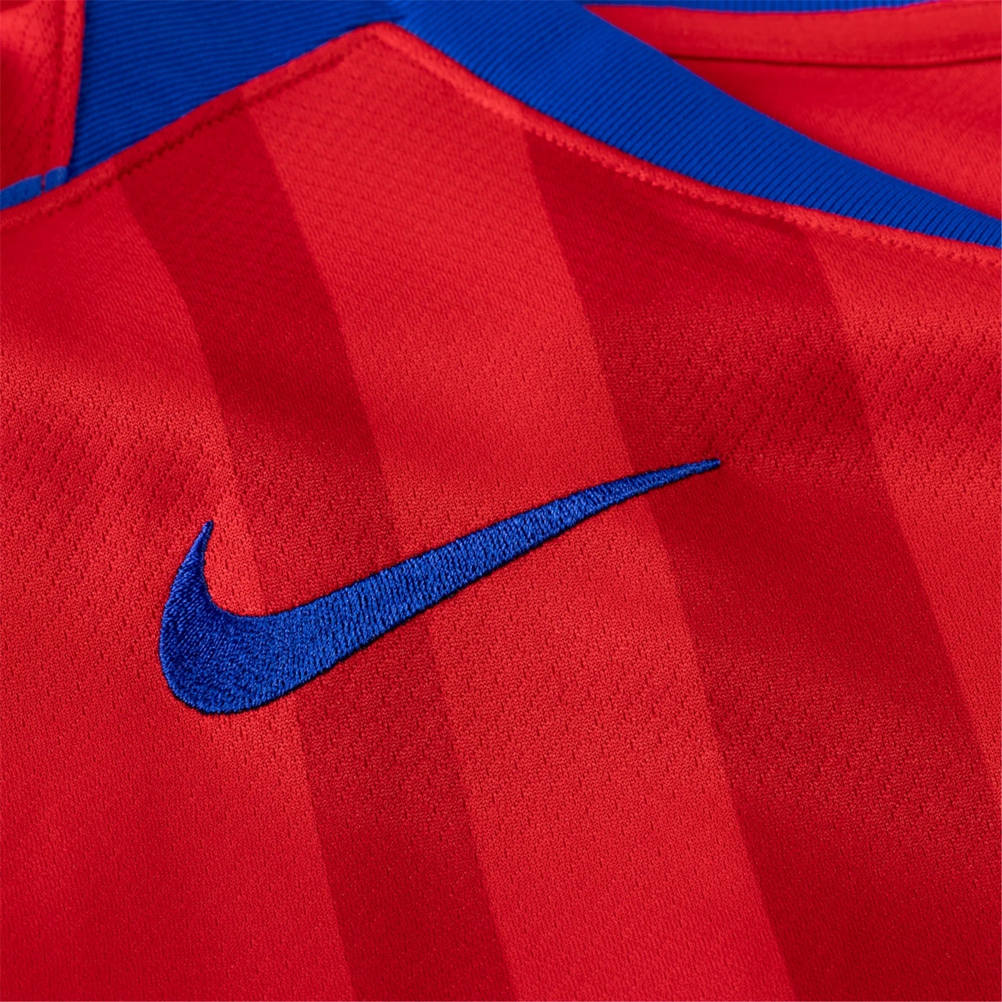 Nike Men's Paris Saint-Germain Authentic Archaf Hakimi Third Jersey w/ Champions League Patches 25/26 (Sport Red/Hyper Royal)