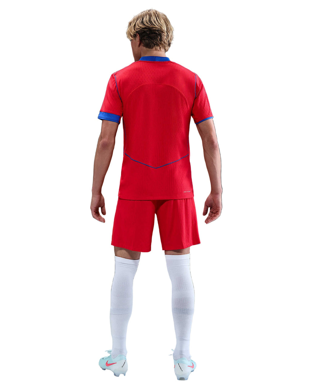 Nike Men's Paris Saint-Germain Authentic Archaf Hakimi Third Jersey w/ Champions League Patches 25/26 (Sport Red/Hyper Royal)