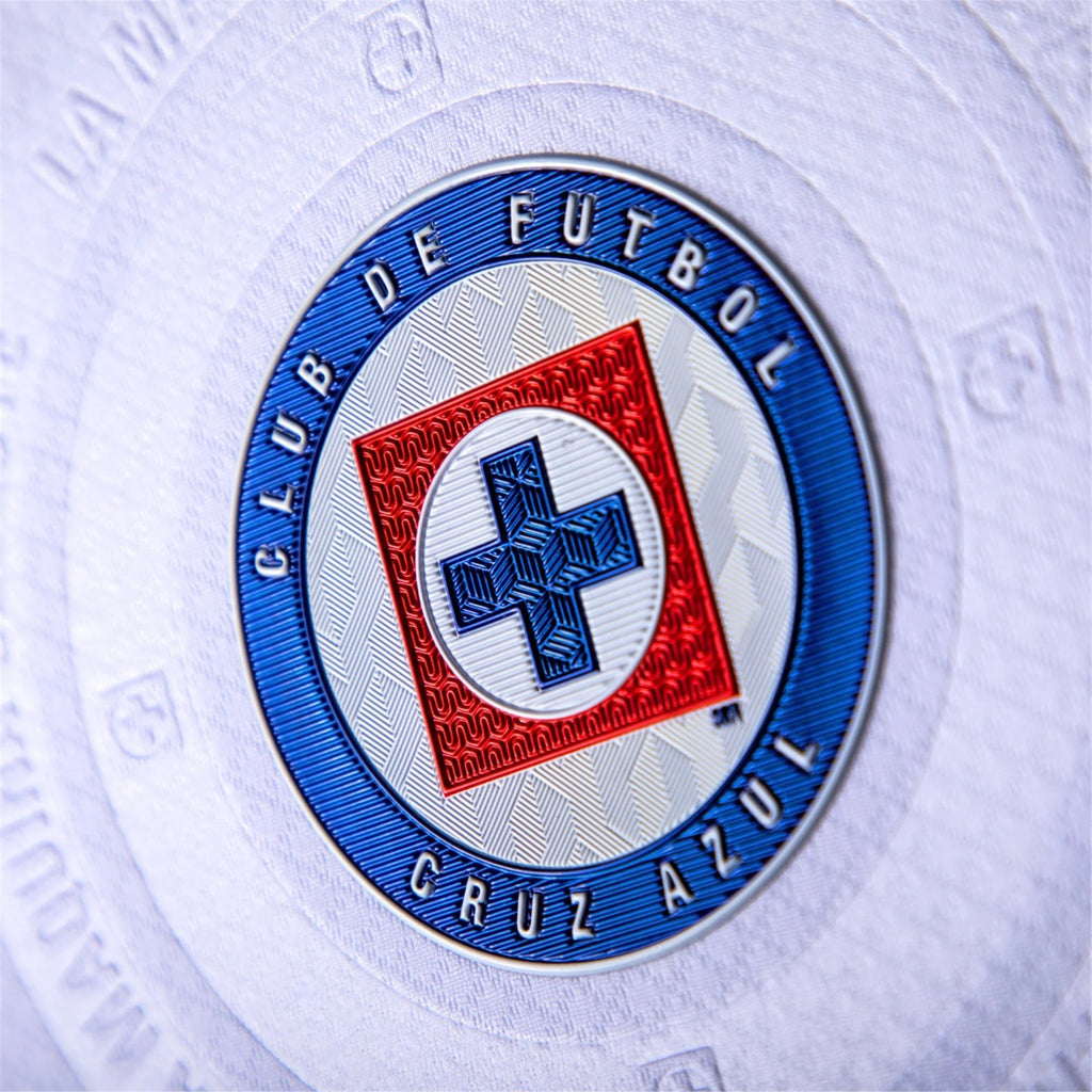 Pirma Georgios Giakoumakis Cruz Azul Away Jersey 24/25 (White/Blue)