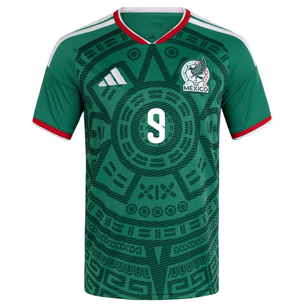adidas Men's Raul Jimenez Mexico Home 2026 World Cup Jersey (Bold Green)