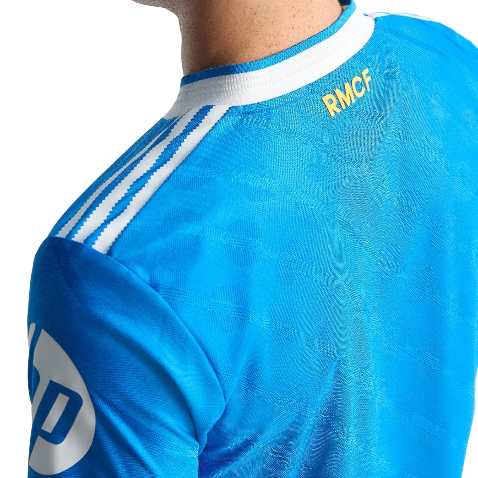adidas Men's Arda Guler Real Madrid 25/26 Authentic Third Jersey w/ Champions League Patches (Blue)