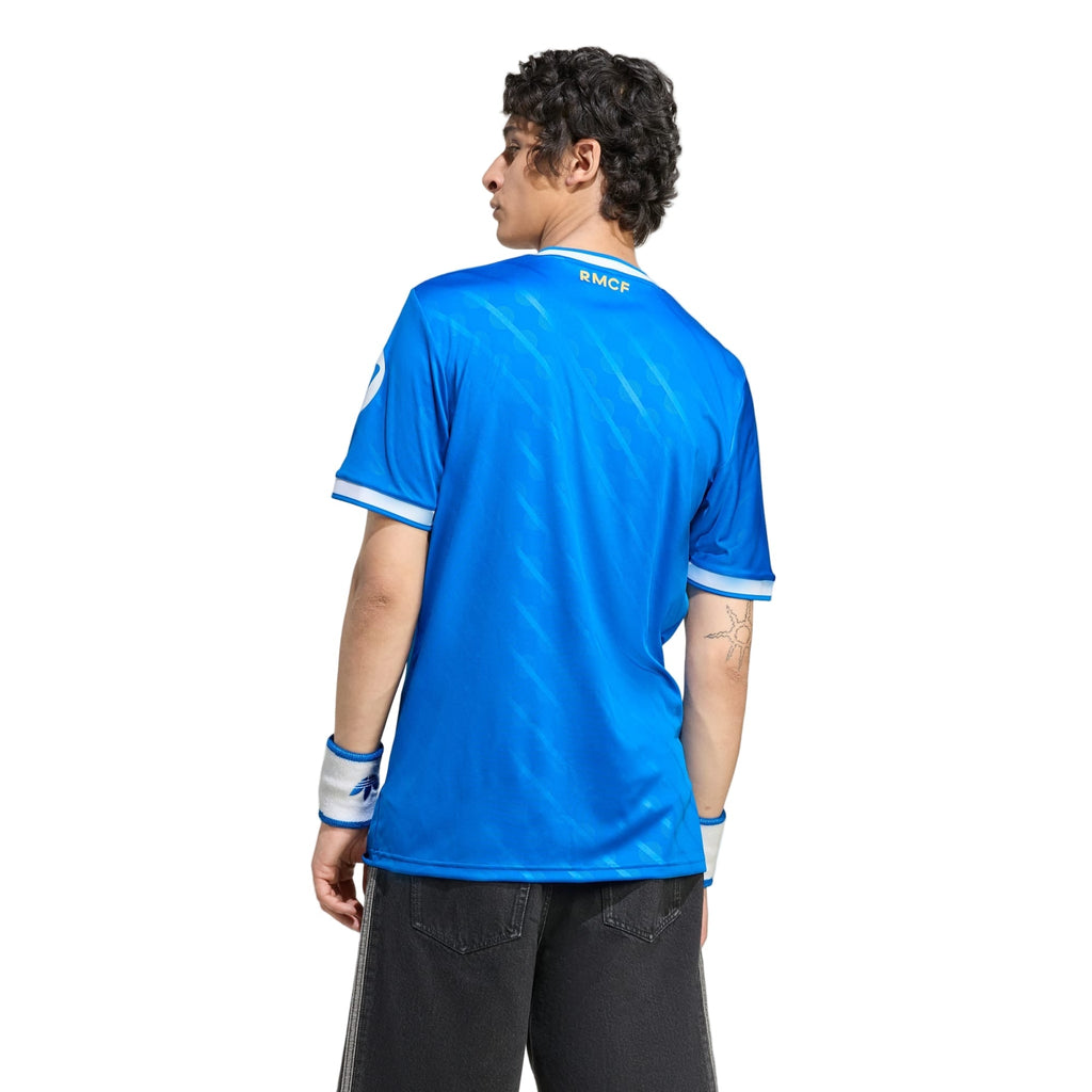 adidas Camavinga Men's Real Madrid Third Jersey 25/26 w/ Champions League Patches (Blue/White)