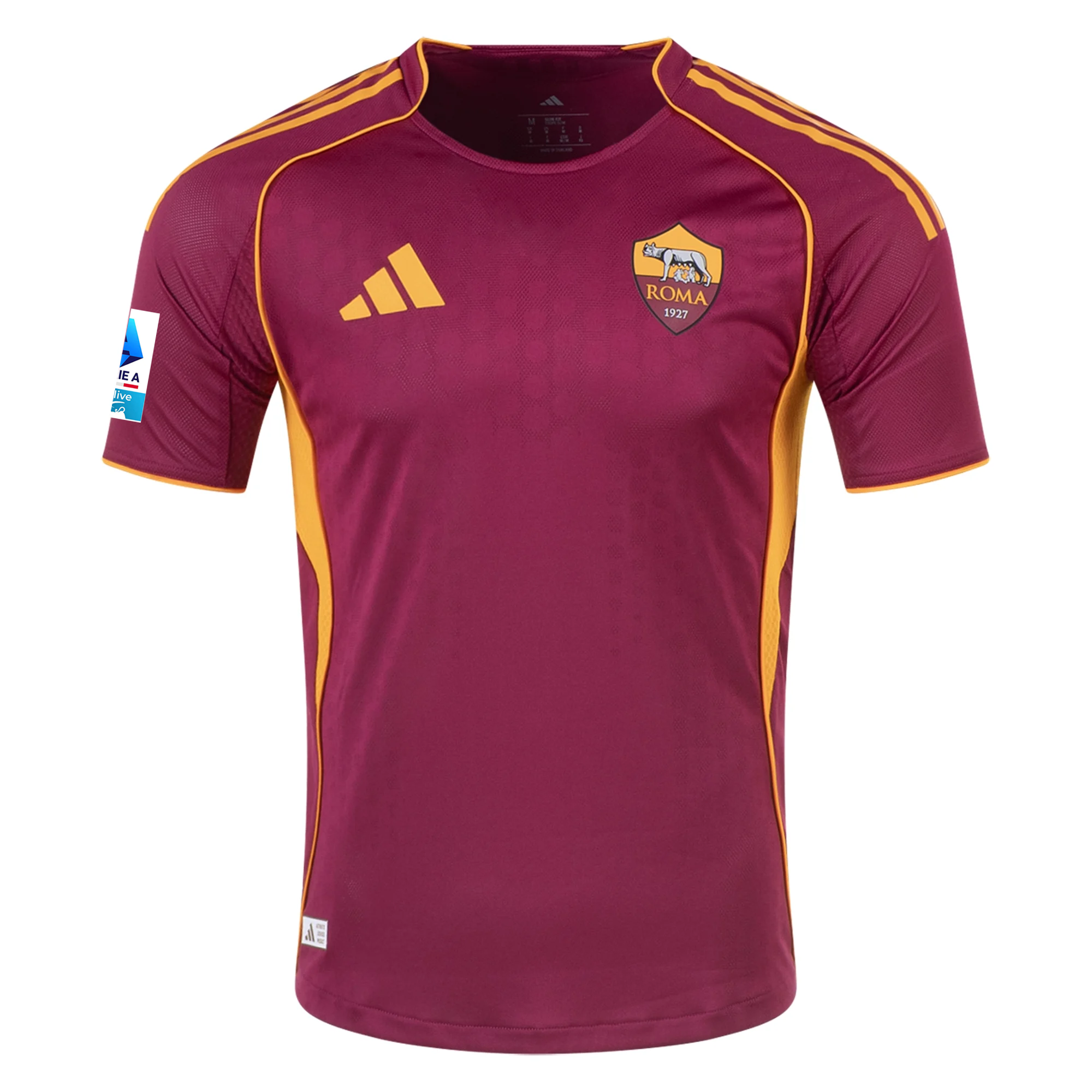 adidas Roma Authentic Paulo Dybala Home Jersey w/ Serie A Patch 25/26 (Burgundy)
