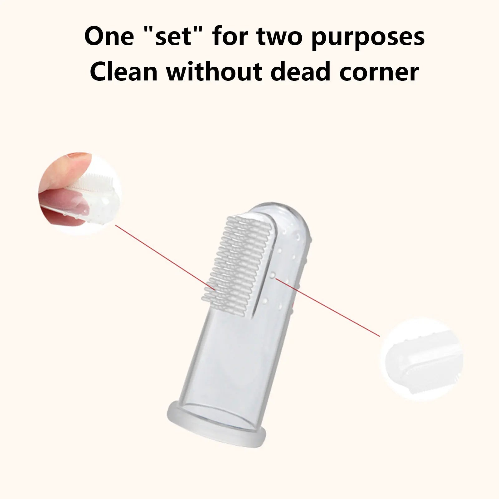 4pcs Cat Dog Toothbrush Set Dog Teeth Cleaning Brush Pet Oral Health Care Sypply