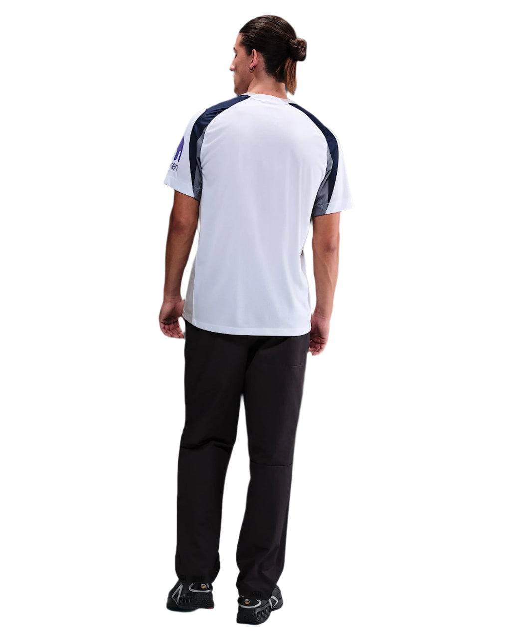 Nike Maddison Tottenham Hotspurs Home Jersey w/ EPL + No Room For Racism Patch 25/26 (White/Iron/Binary Blue)