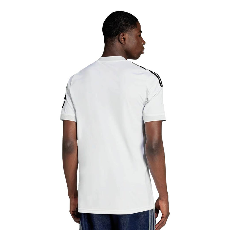adidas Thibaut Courtois Real Madrid 25/26 Home Jersey w/ Champions League Patches (White)