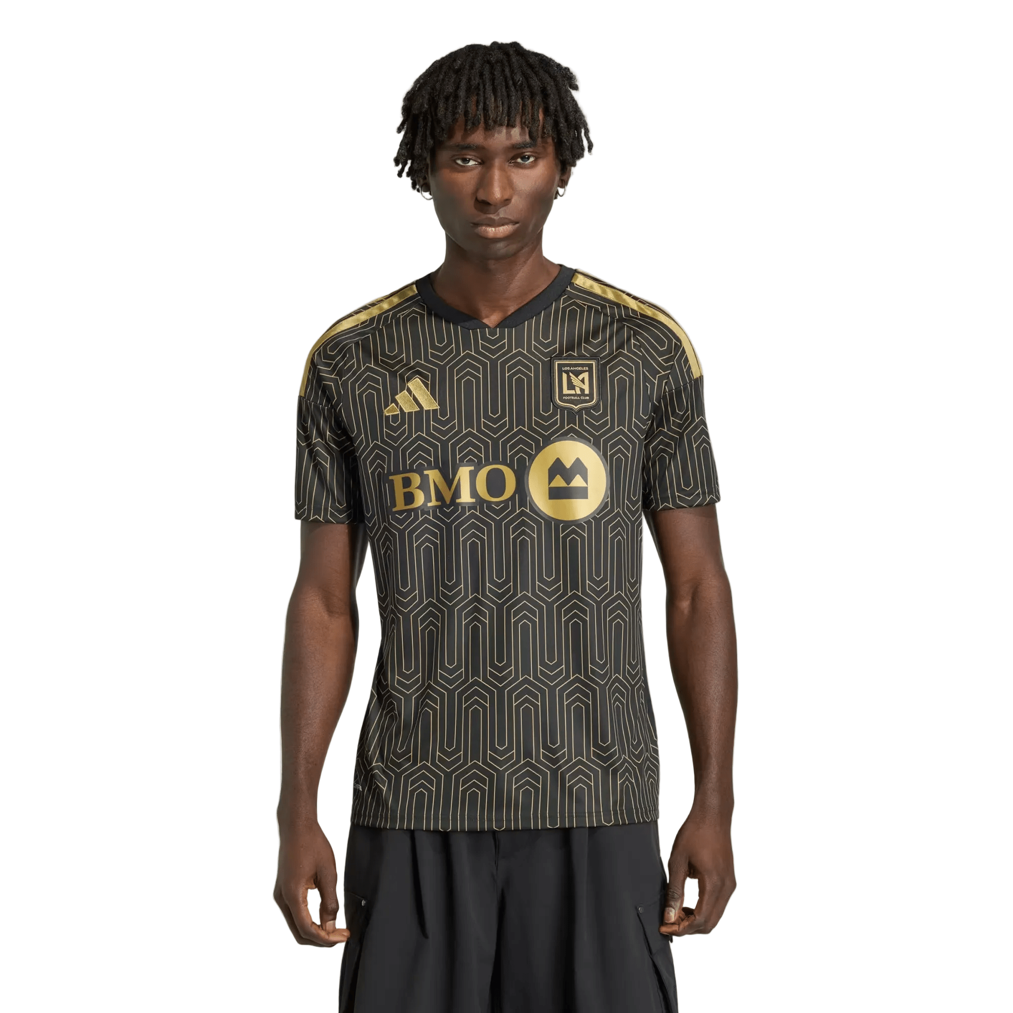 adidas Men's Evans LAFC Stadium Home Jersey 26/27 (Black/Gold)