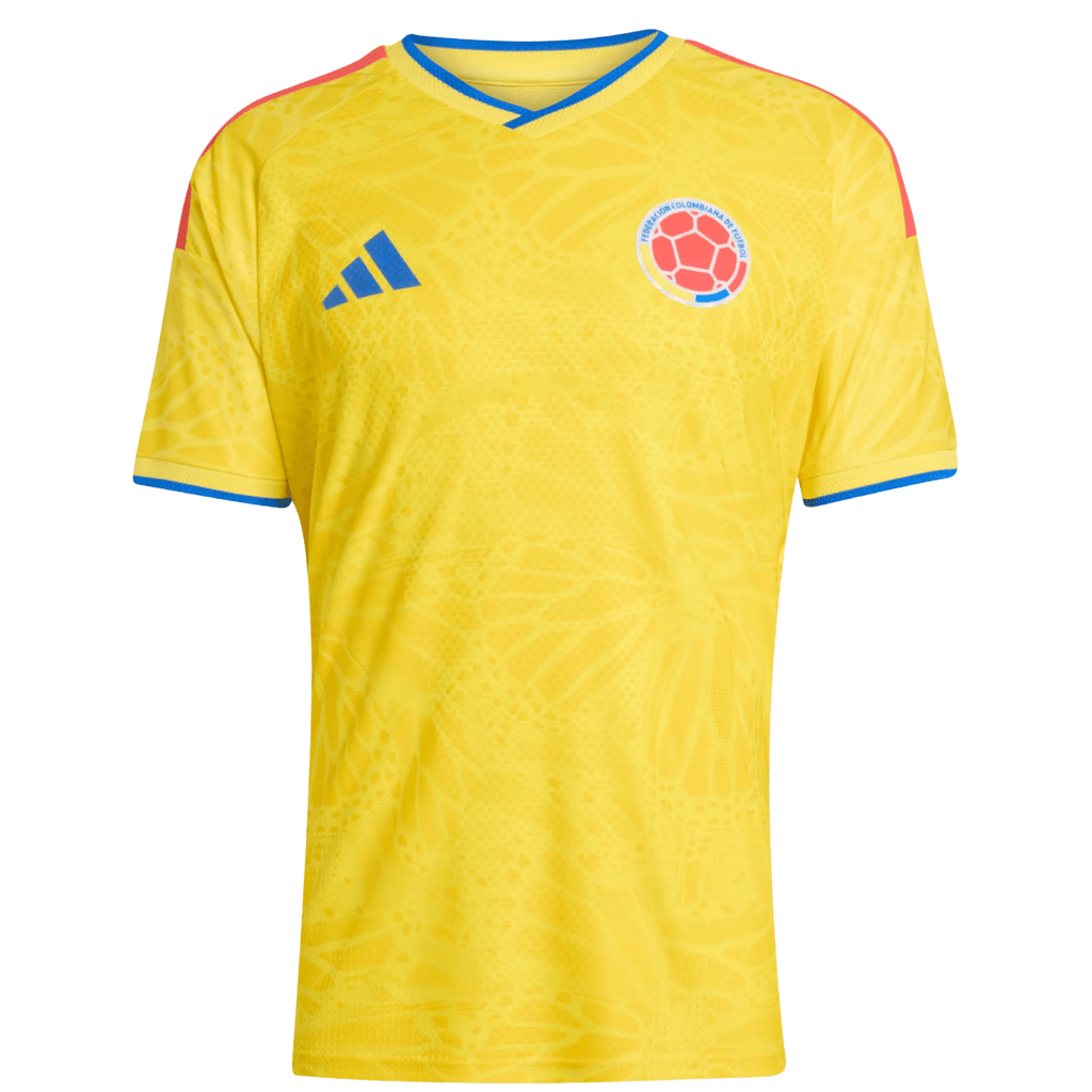 adidas Men's Asprilla Colombia 2026 Authentic Home Jersey (Impact Yellow)