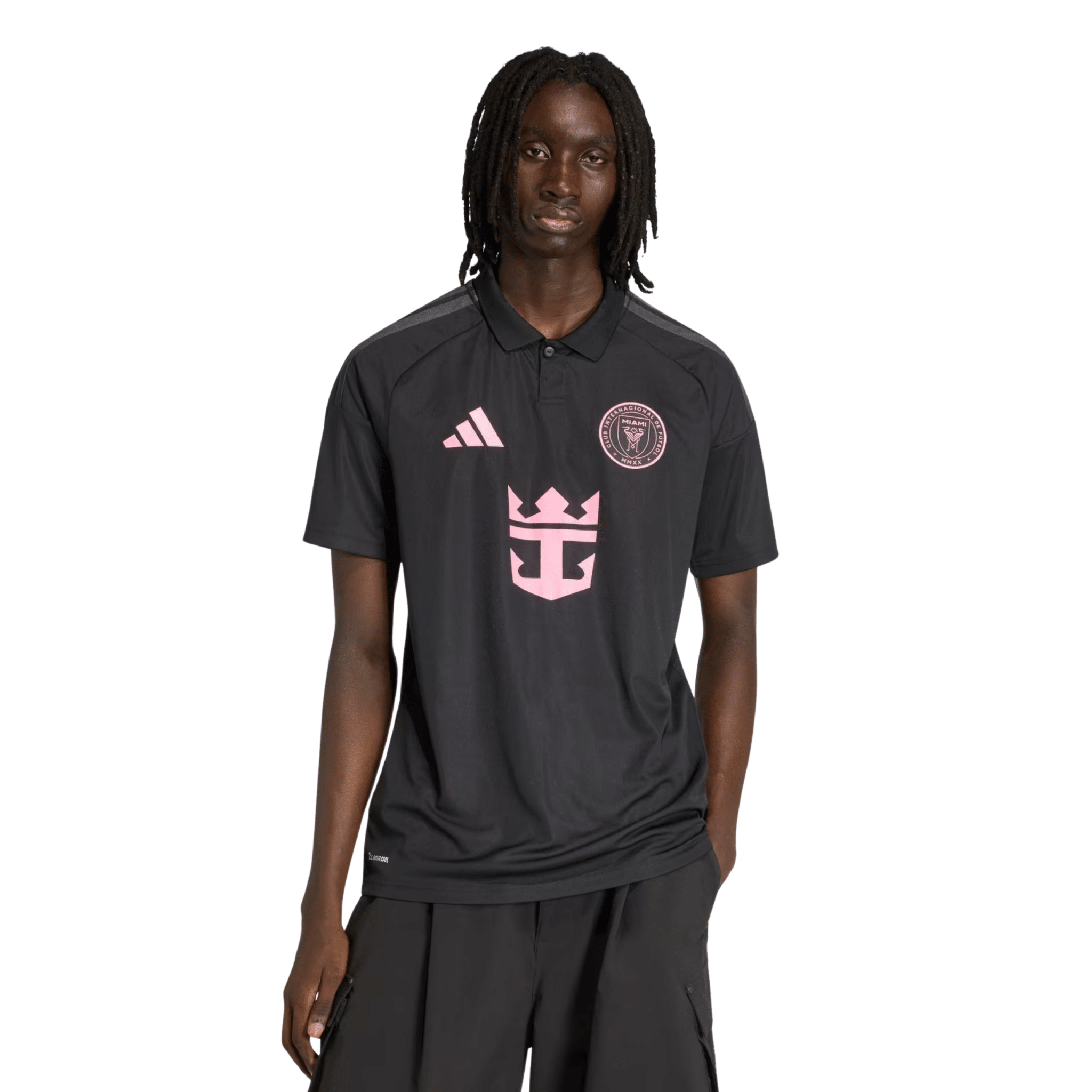 adidas Men's Lionel Messi Inter Miami CF 26/27 Away Jersey (Black/Pink)