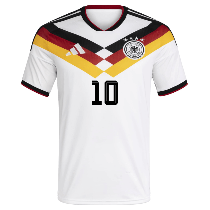 adidas Men's Musiala Germany Home World Cup Jersey 2026 (White/Black)