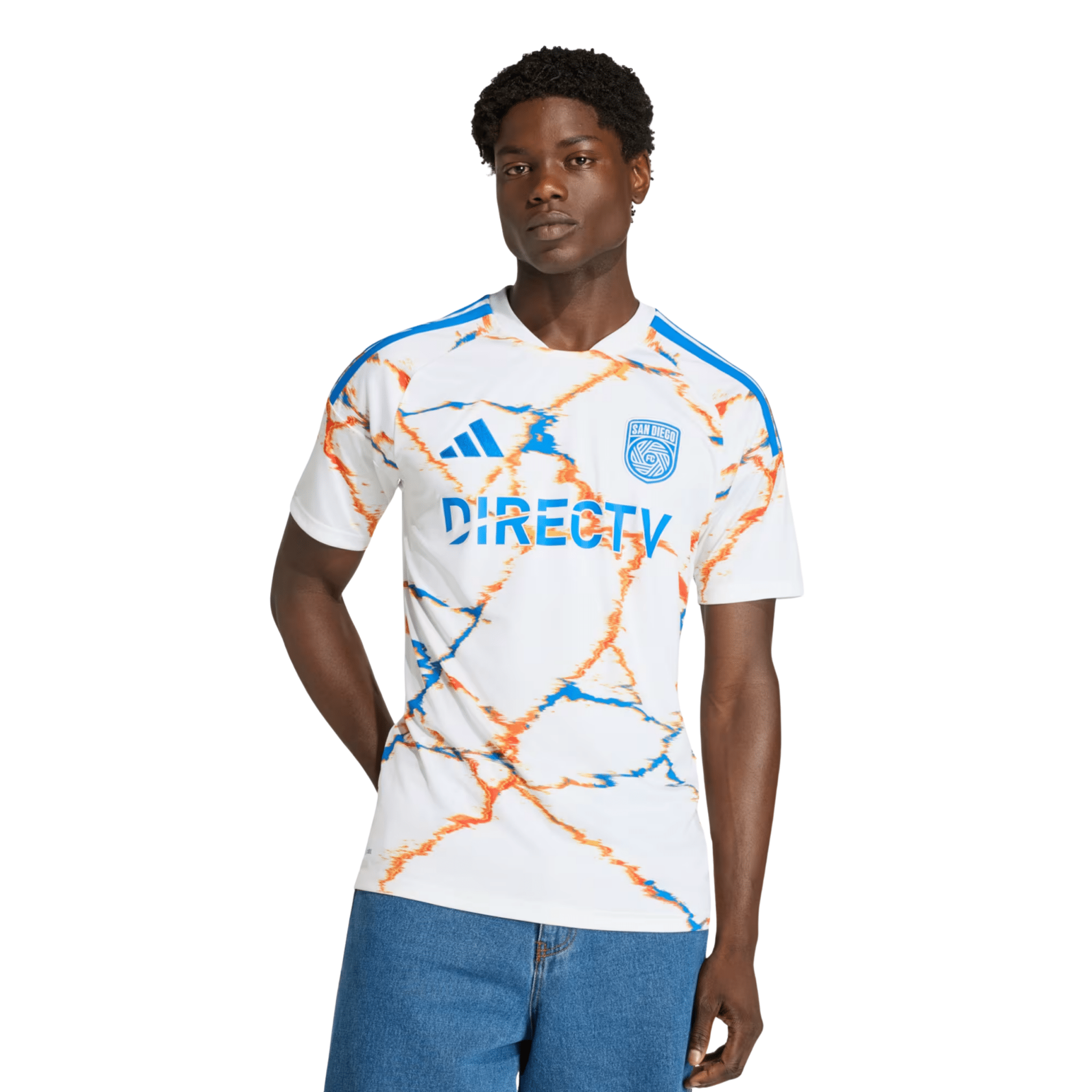 adidas Men's Valakari San Diego FC 26/27 Away Stadium Jersey (White)