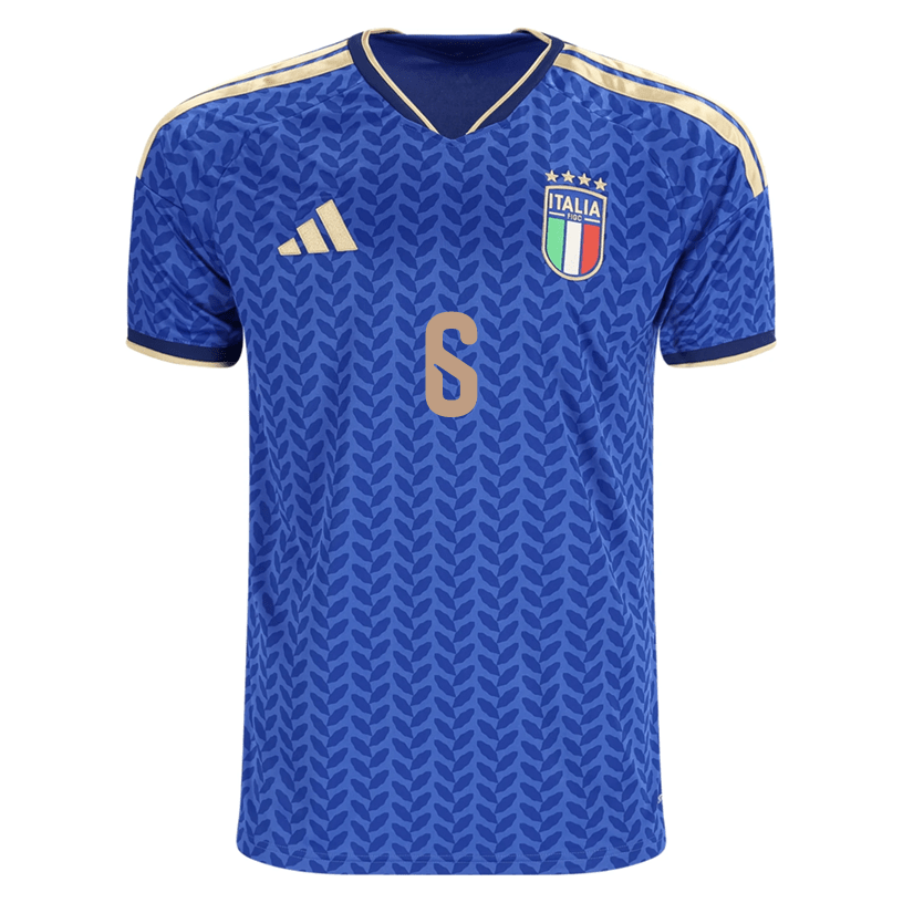 adidas Men's Rovella Italy Home Stadium Jersey 2026 (Bold Blue)