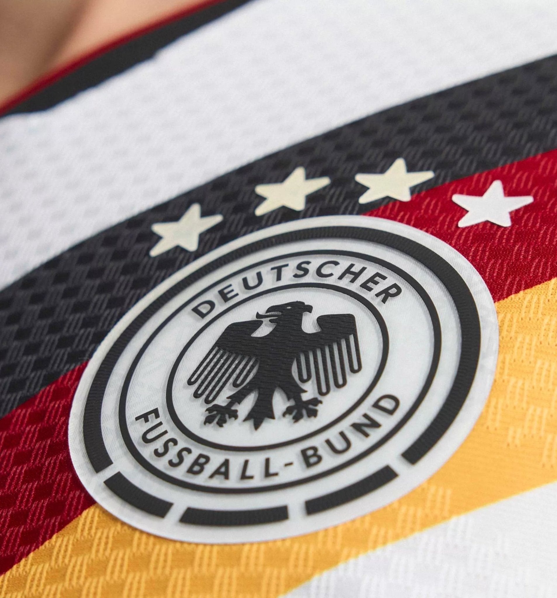adidas Men's Burkardt Germany Authentic Home World Cup Jersey 2026 (White/Black)