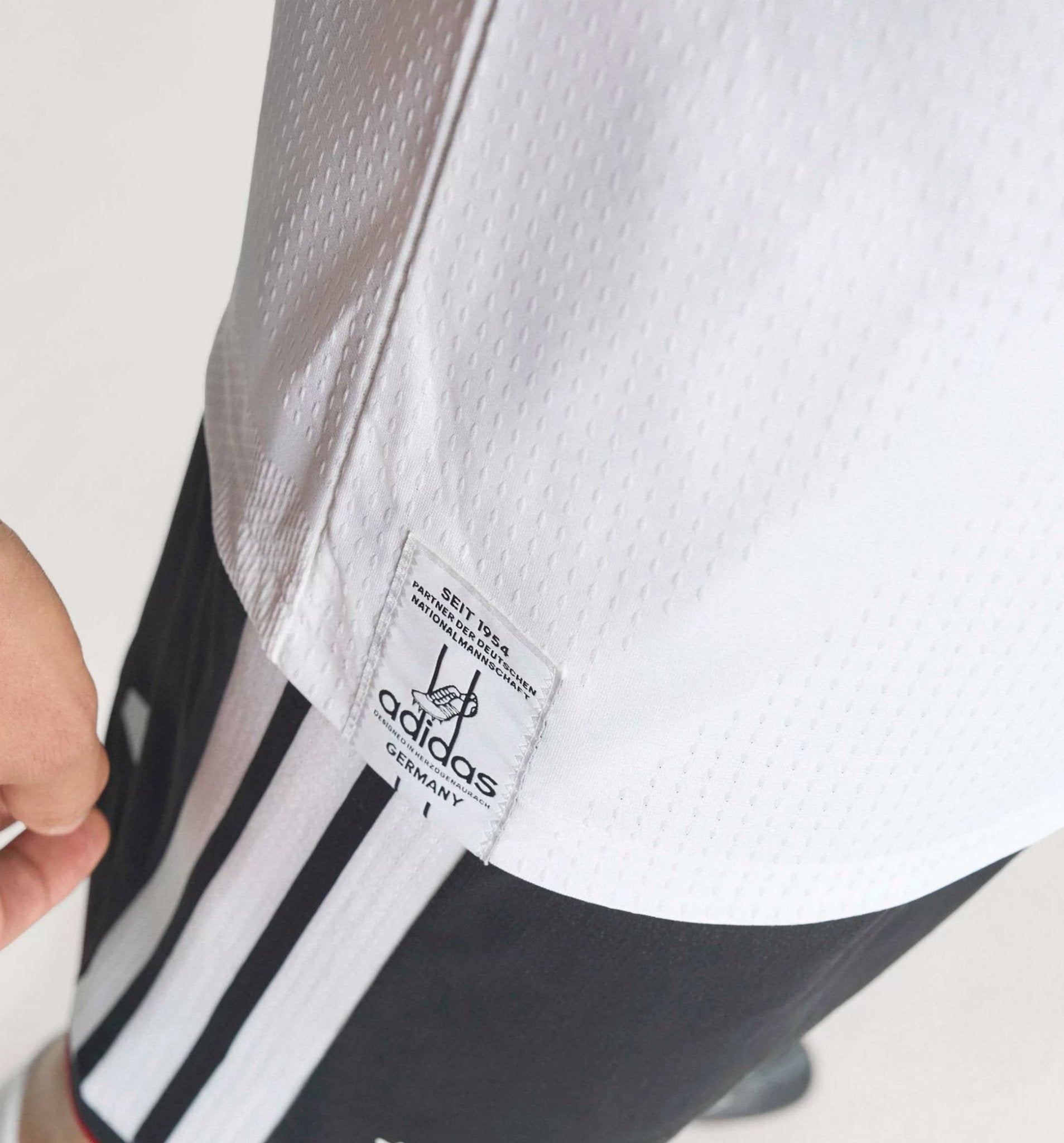 adidas Men's Sane Germany Authentic Home World Cup Jersey 2026 (White/Black)