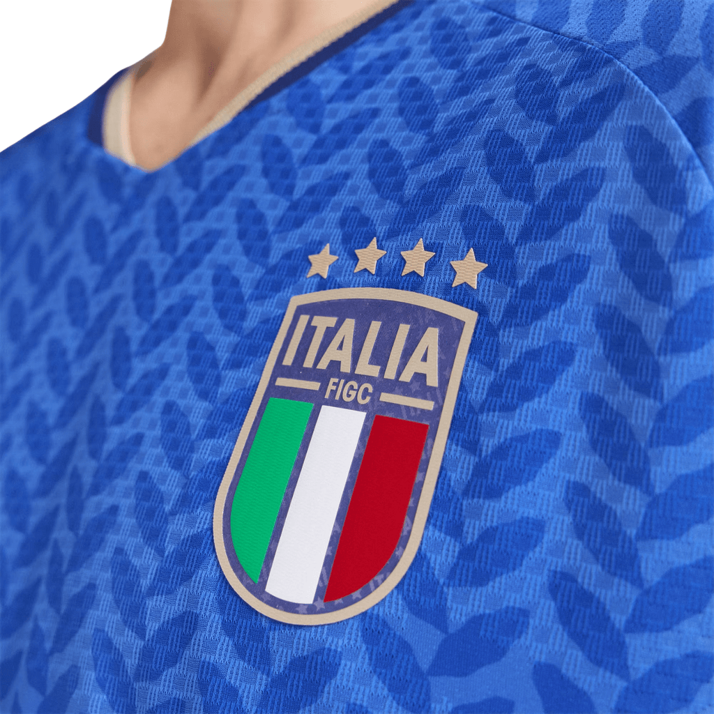 adidas Men's Vicario Italy 2026 Authentic Home Jersey (Bold Blue)