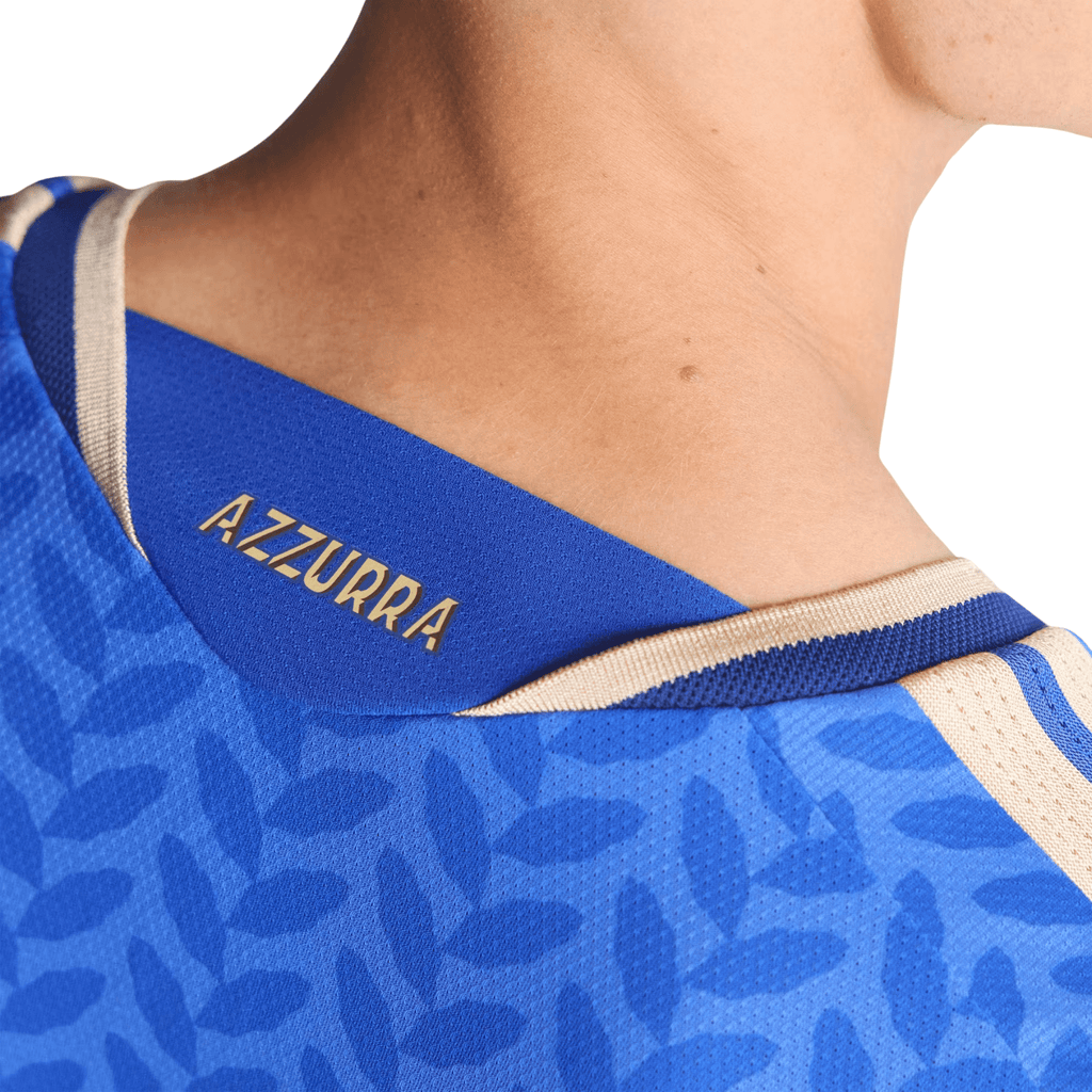 adidas Men's Bastoni Italy 2026 Authentic Home Jersey (Bold Blue)
