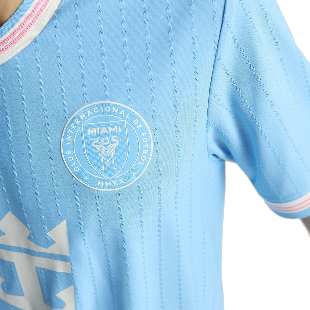 adidas Suarez Inter Miami Authentic Third Jersey 25/26 (Blue/Pink)