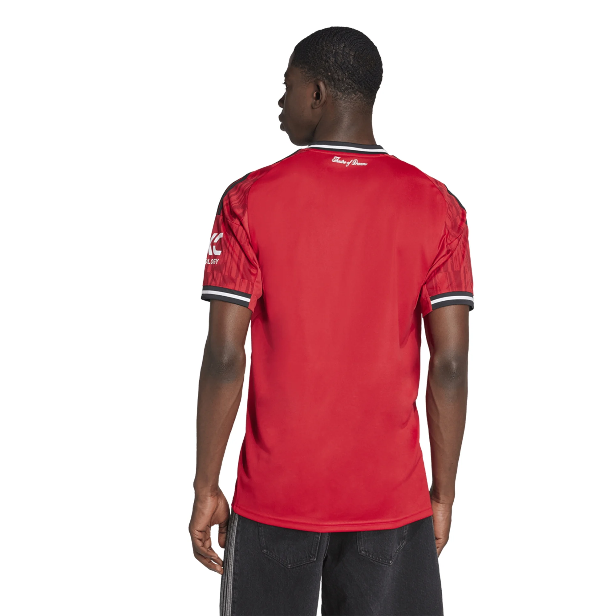 adidas Harry Maguire Men's Manchester United Home Jersey 25/26 w/ EPL + NRFR Patches (Red)