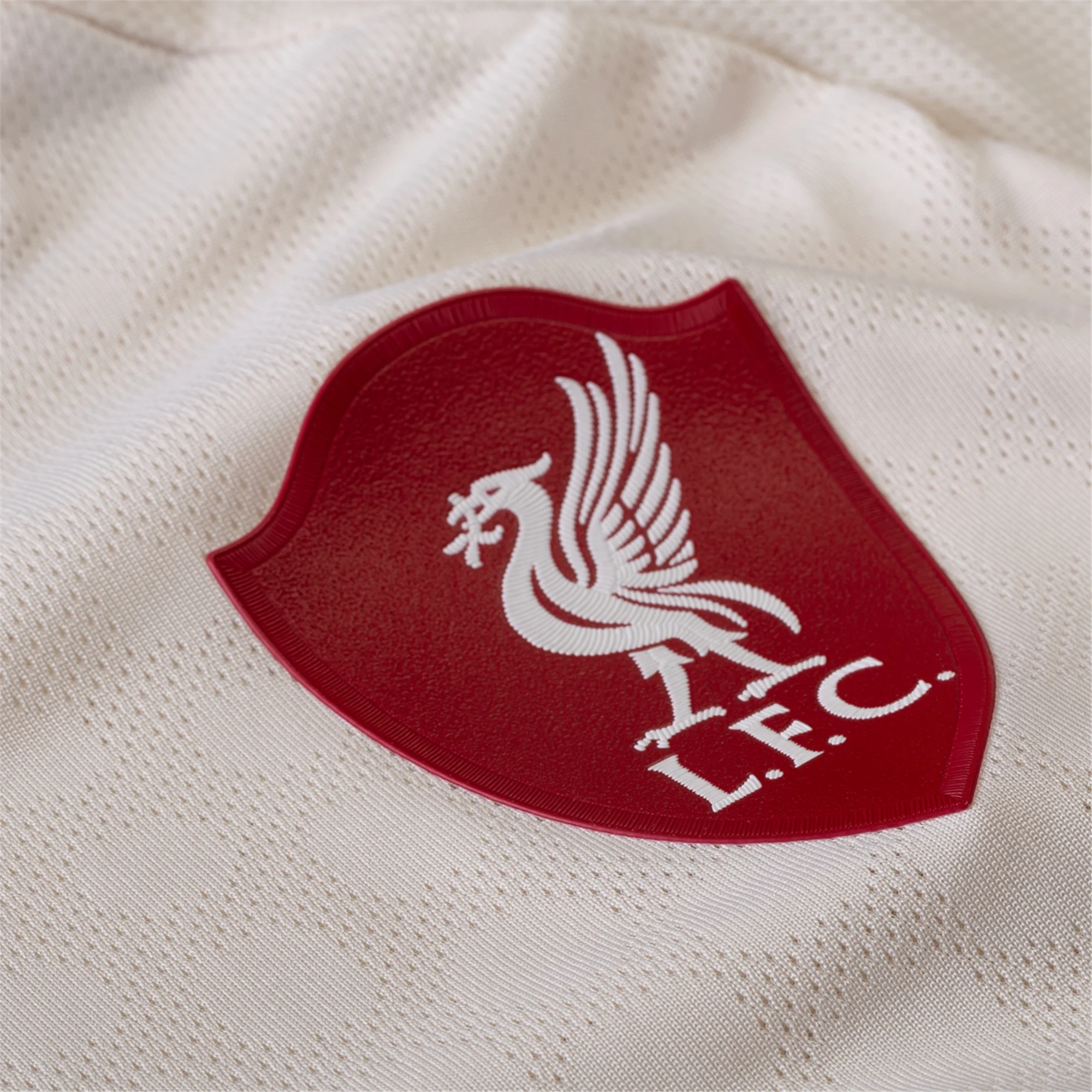 adidas Men's Liverpool Authentic Virgil van Dijk Away Jersey w/ Champions League Patches 25/26 (Wonder White)