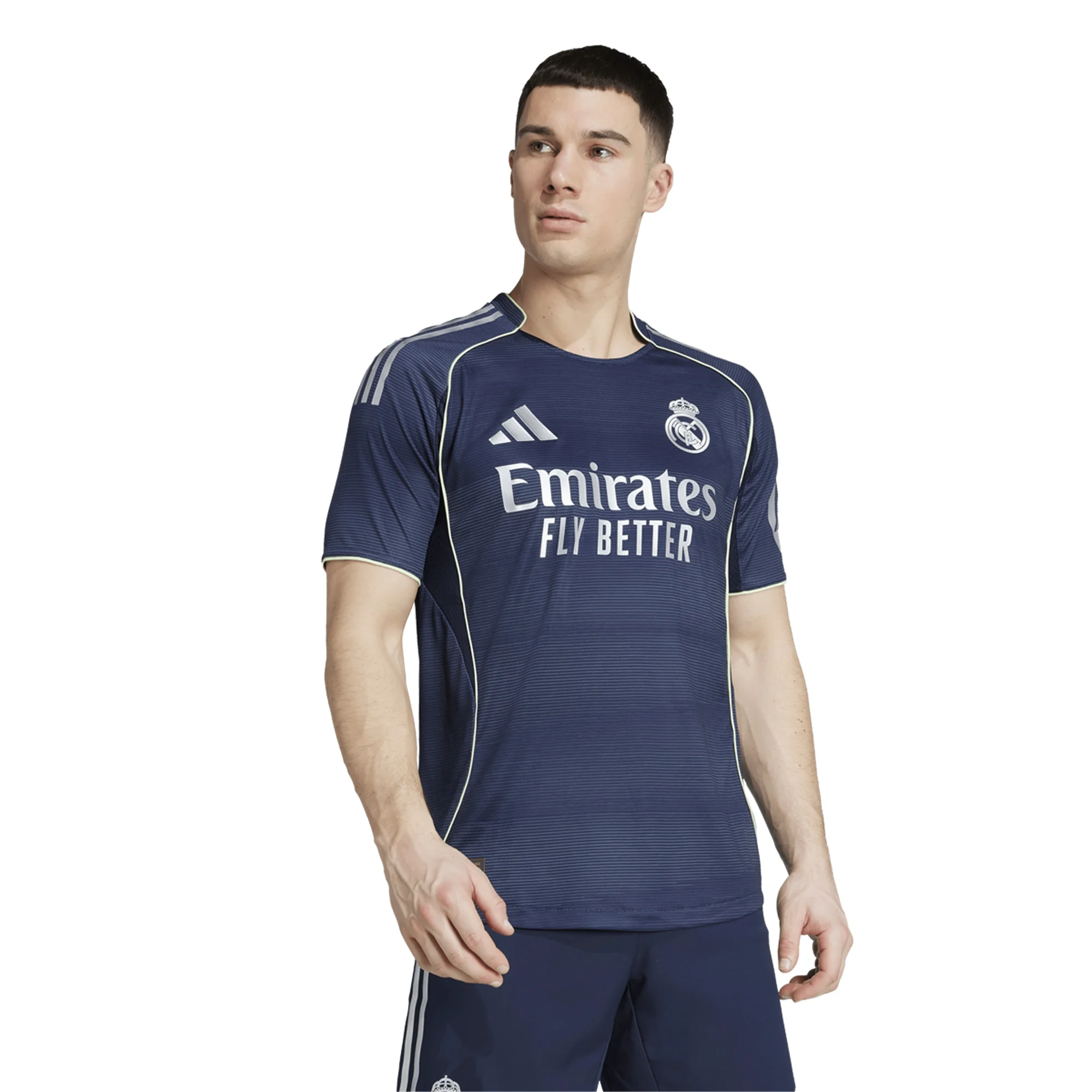 adidas Daniel Carvajal Ramos Real Madrid Authentic Away Jersey 25/26 w/ Champions League Patches (Legend Ink)