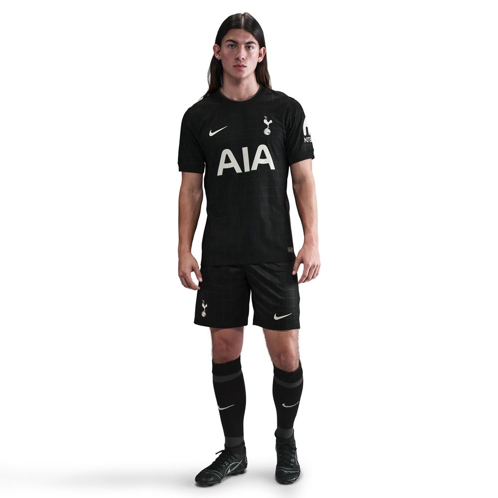 Nike Pedro Porro Tottenham Hotspur Authentic Away Jersey 25/26 w/ EPL Patch (Black/Iron)