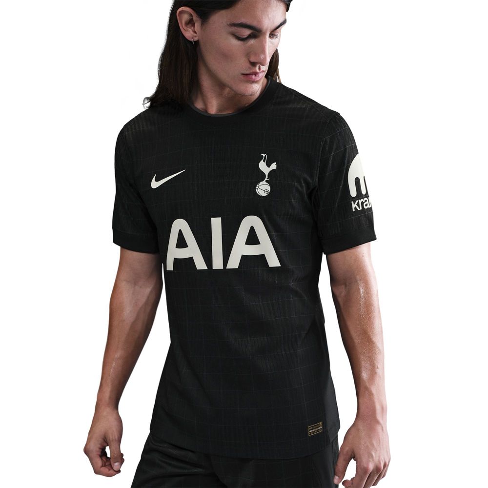 Nike Kulusevski Tottenham Hotspur Authentic Away Jersey 25/26 w/ EPL Patch (Black/Iron)