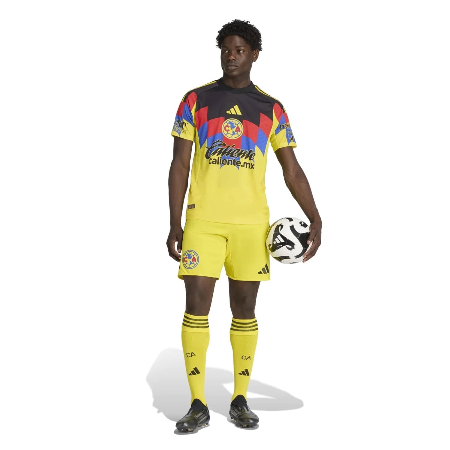 adidas L. Malagon Men's Club America 25/26 Authentic Home Jersey (Yellow)